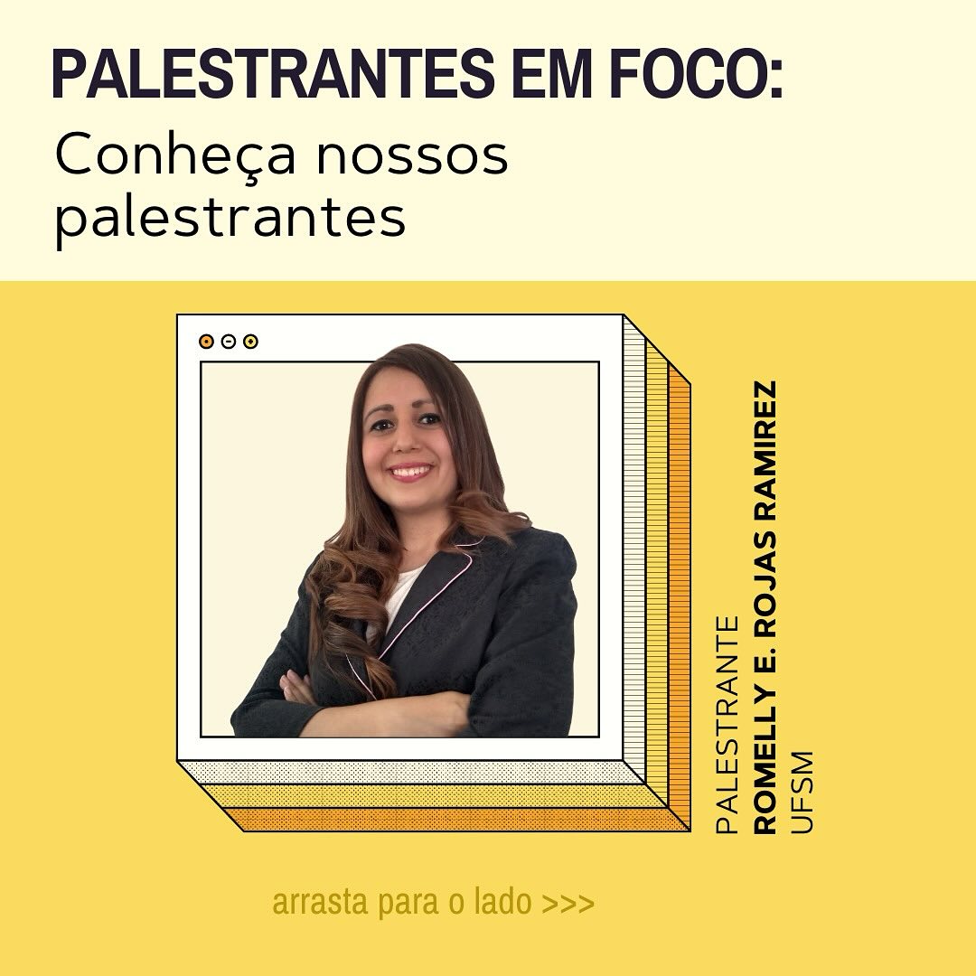 🌟 Conheça a Palestrante: Dra. Romelly E. Rojas Ramirez 🌟
🎓Professora Visitante na UFSM e Pesquisadora Visitante no LASRAFTO .Romelly, desenvolve pesquisas voltadas à solubilidade e biodisponibilidade de compostos organoselênio, atua no desenvolvimento de micelas, nanossistemas vetorizáveis e encapsulamento de ativos, aliando química experimental, computacional e tecnologias aplicadas.
🔍 Sua experiência inclui P&D, controle de qualidade e transferência de conhecimento para o setor produtivo, conectando ciência e inovação de forma prática e transformadora!
🔗 Saiba mais sobre a Profa. Romelly:
📄 Lattes:
http://lattes.cnpq.br/0821390463212252
🌐 ORCID:
https://orcid.org/0000-0002-8103-6675
✨ Palestras que vão trazer muito aprendizado e inspiração para o nosso evento! 🚀
#viiiesssete #palestrantes #eventocientífico #pesquisacientífica #2025