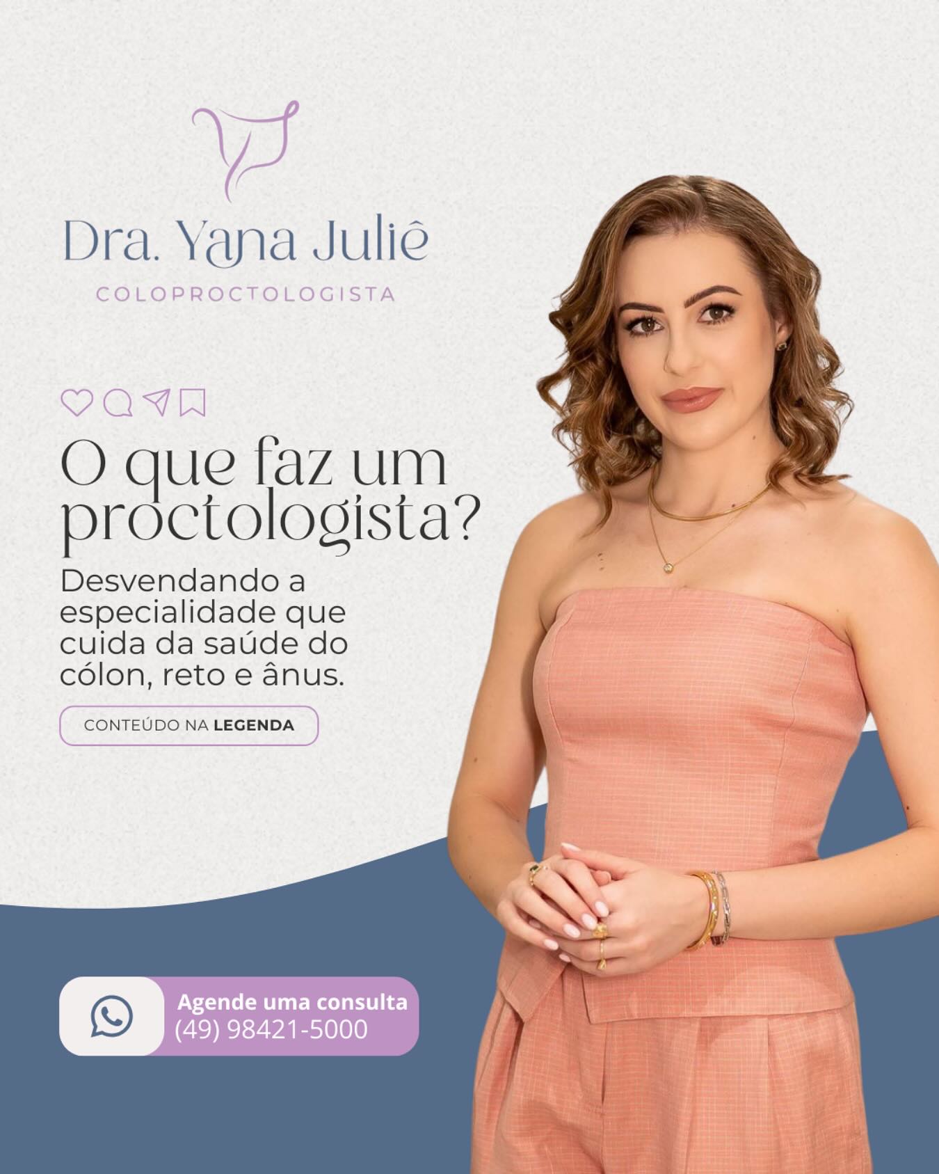 O proctologista é o especialista que cuida da saúde do intestino grosso, reto e ânus. 🩺
Ele trata doenças como hemorroidas, fissuras, abscessos e realiza exames importantes, como a
colonoscopia, que previne e diagnostica problemas graves, como o câncer colorretal.
Sintomas como dor ao evacuar, sangue nas fezes ou desconforto anal não devem ser ignorados. Apesar de muitos sentirem vergonha de procurar ajuda, a consulta é discreta, segura e essencial para manter sua saúde em dia.
👉 Cuide do que realmente importa! Agende sua consulta hoje mesmo.
#Proctologia #SaúdeIntestinal #CuidadoComSaúde
#Hemorroidas #Colonoscopia #Prevenção #vidasaudavel #proctochapeco #chapecó #proctologistaemchapeco