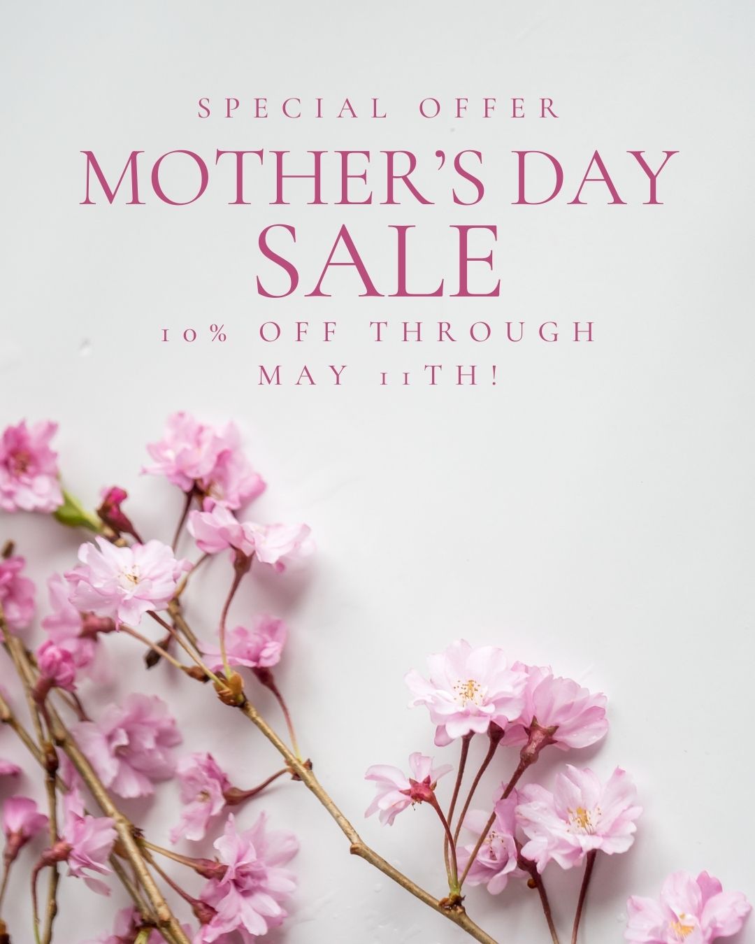 🌸 Mother’s Day Sale is here! 🌸
Celebrate the amazing women in your life with 10% off all your favorite styles — now through May 11th!
Whether you're gifting or treating yourself, we've got the perfect piece waiting.
Shop now at Veerazz Boutique 🛍️✨
#MothersDaySale #ShopVeerazz #VeerazzStyles #SpringLooks #BoutiqueStyle #LimitedPieces #CuratedStyle