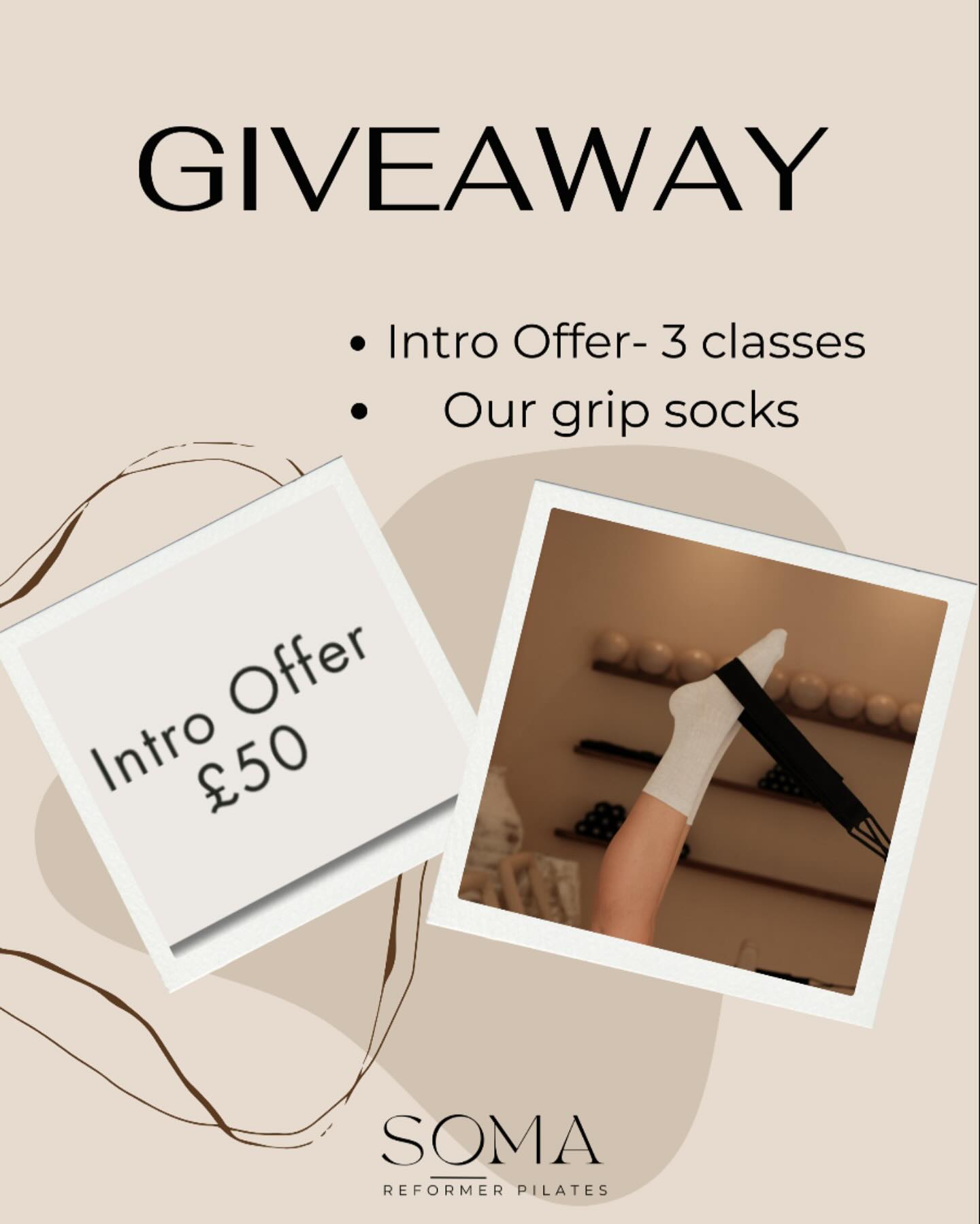 *** CLOSED***
GIVEAWAY TIME!
We’re so excited and we can not wait to start giving you all the love, and to celebrate, we’re giving one lucky winner our Intro Offer
✨ 3 Reformer Pilates Classes
🧦 And a Pair of Grip Socks totally FREE!
Here’s how to enter:
1️⃣ Like and save this post
2️⃣ Follow @somamovement.uk
3️⃣ Tag a friend who needs some movement magic (each tag = one entry!)
4️⃣ Share this post to your story and tag us for a bonus entry!
All of the above have to be completed to be eligible to enter this Giveaway
Giveaway will run till the 17th of May and the winner will be announced on the 18th through our stories
Good luck and get tagging , liking & sharing we can’t wait to move with you on the reformers very soon! 🤍
#ReformerPilates #Giveaway #PilatesStudio #SomaMovement #WinWithSoma #PilatesIntroOffer #CommunityVibes