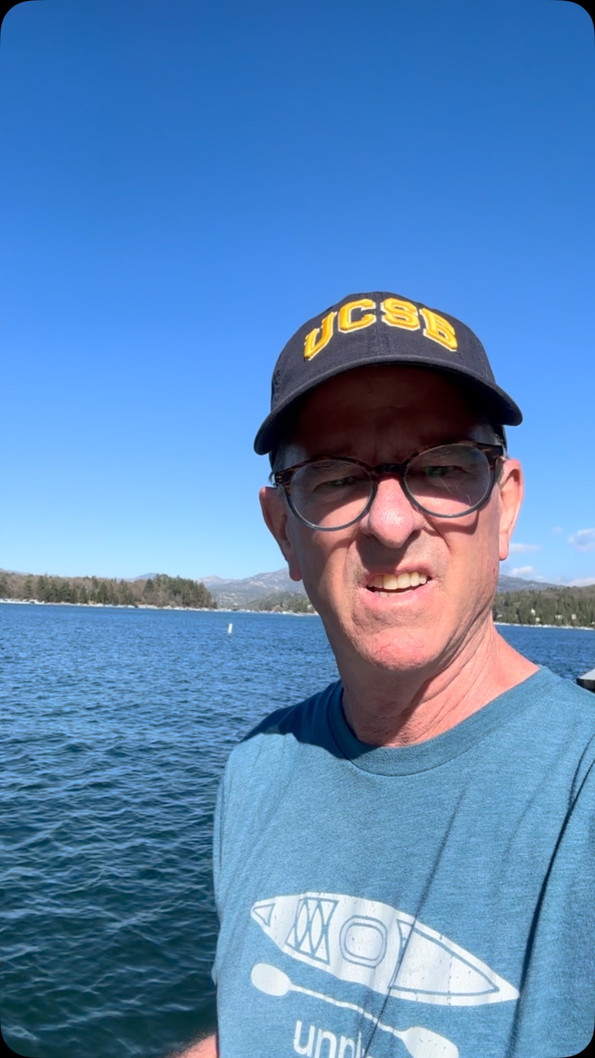 Fishing at Lake Arrowhead…