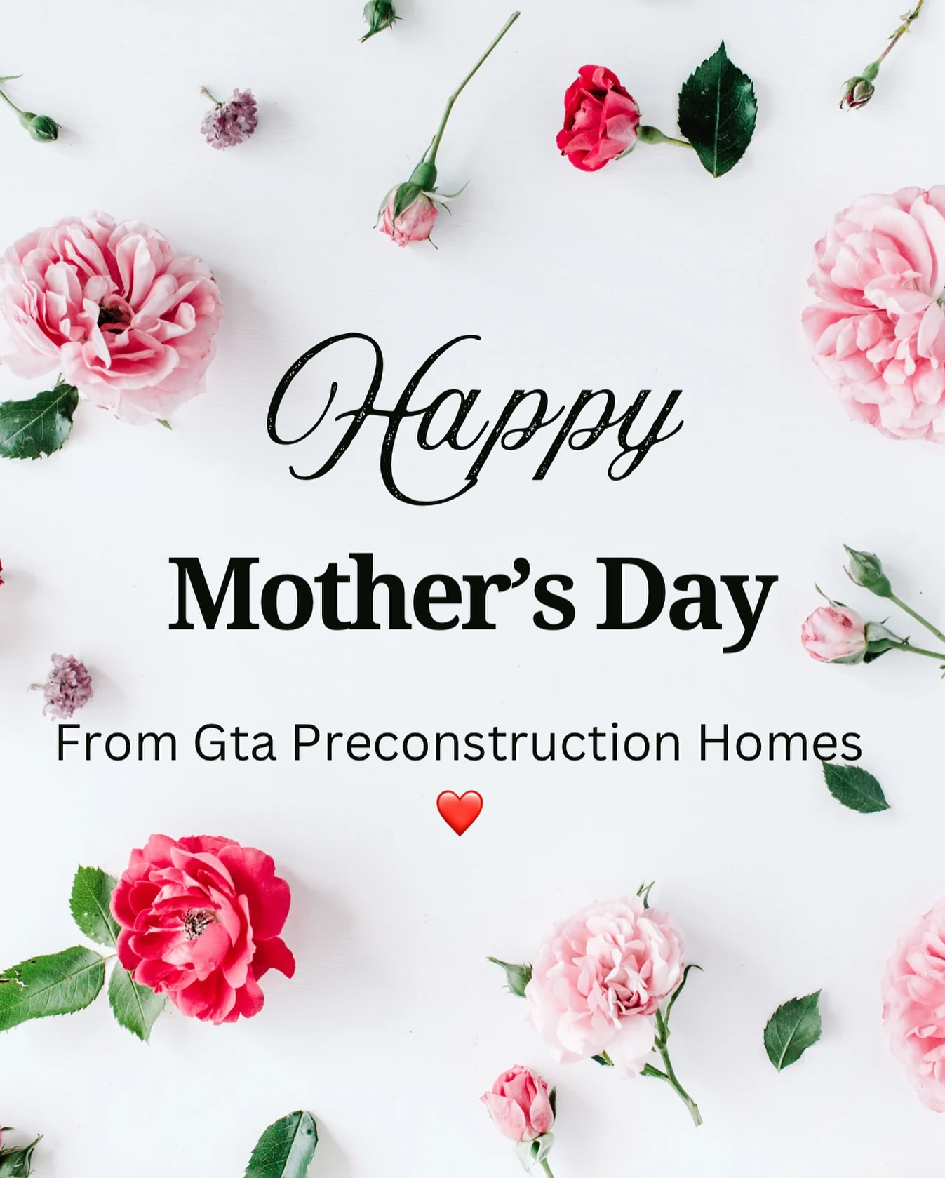 Today, we celebrate the heart of every home—Mom.
At GTA Preconstruction Homes, we know that a house becomes a home with love, care, and family at its core.
Happy Mother’s Day to all the amazing moms—past, present, and future homeowners who inspire us every day!
#MothersDay
#HomeIsWhereMomIs
#GTAPreconstructionHomes
#GTARealEstate
#NewHomeJourney
#MomDeservesTheBest
#HomeSweetHome
#PreconstructionToronto
#FamilyFirstHomes
#BuildingWithLove
#vaughanrealestate