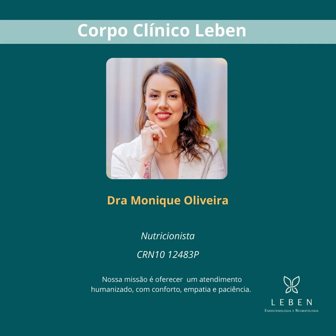 Hoje contamos com mais uma profissional super dedicada para atender na Clínica Leben! Uma equipe cada vez mais completa para melhor atender!!
Graduação em Nutrição pela UniBrasil - PR
Educadora em Diabetes pela Federação Internacional de Diabetes
Mestrado em Biologia Celular e Molecular pela Universidade Estadual de Maringá - PR
Doutorado em Biologia Celular e Molecular pela Universidade Estadual de Maringá - PR e Universidade de Amsterdam/Holanda
Pós-doutorado em Bioquímica pela Universidade Estadual de Maringá - PR
Entre contato com a gente e saiba Mais!
______________________________
Clínica Leben
www.lebenblumenau.com.br
WhatsApp 47 99951-1836