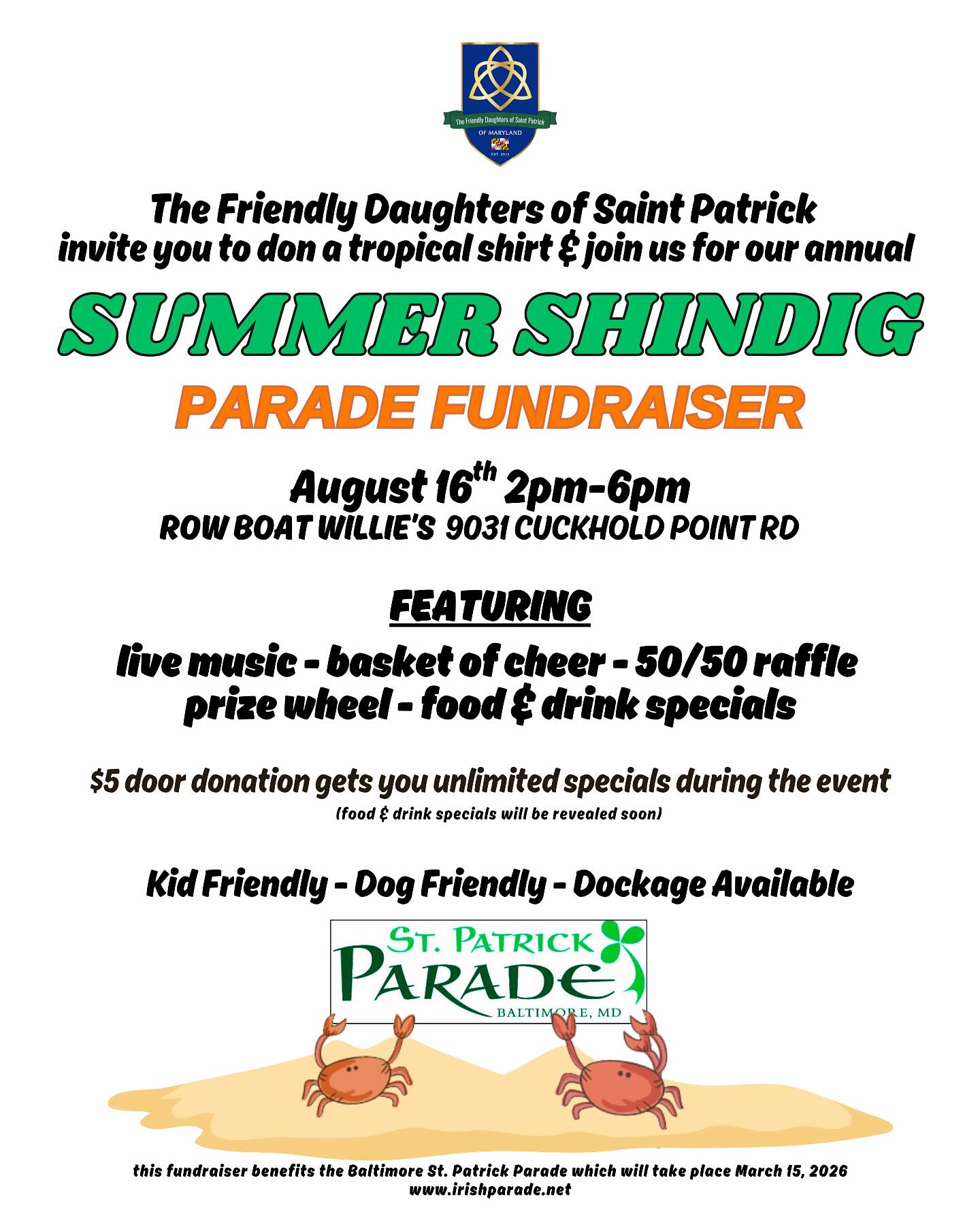 Mark your calendars for our Summer Shindig! Hope to see you there!