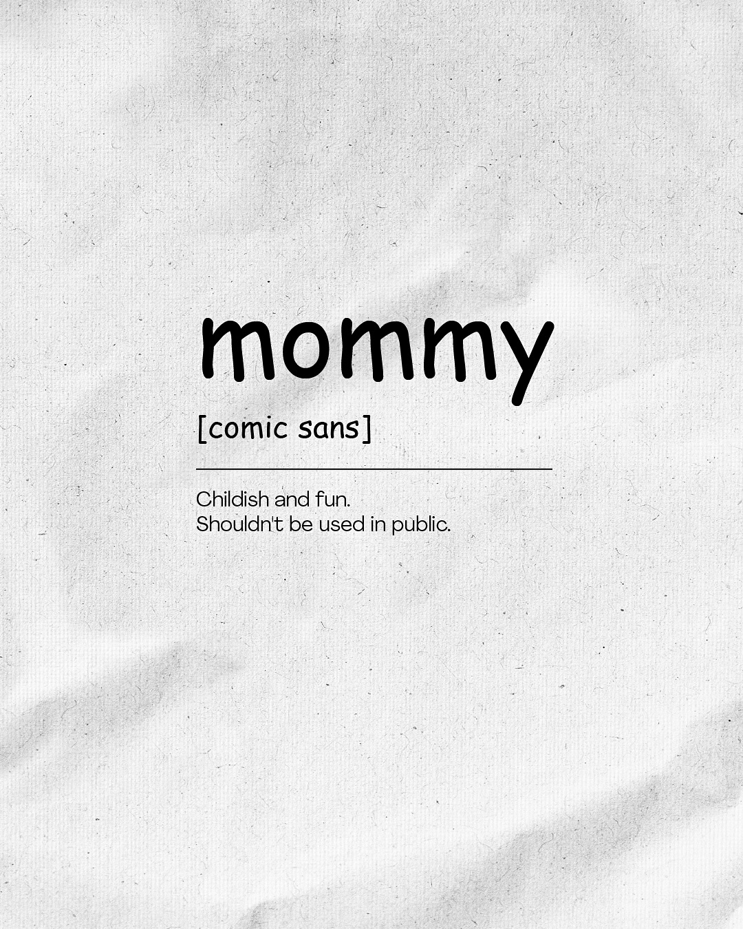 If what you call your mom was a font… and what that says about your relationship. This one’s for all the Mamas, Moms, Mothers and Ma’s - typed with love this #MothersDay 💐
#JTG #Jumpinthegun #DesignHumour