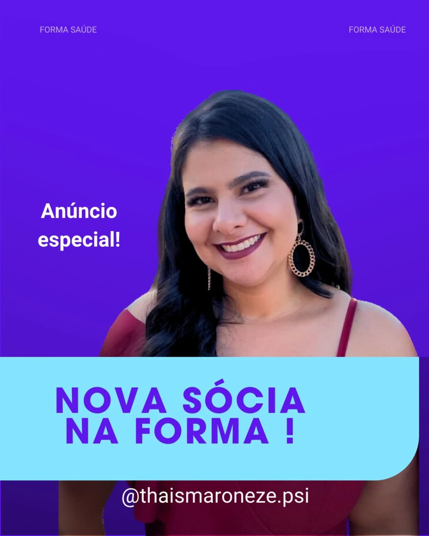 A nossa clínica está crescendo e é com imensa alegria que anunciamos que a psicóloga Thaís Maroneze (CRP 07/40059) agora faz parte da nossa equipe! 💚
Formada em Psicologia e atualmente pós-graduanda no Instituto de Psicologia Baseada em Evidências (@instituto.pbe).
Thaís chega para somar com seu olhar acolhedor, técnico e fundamentado na ciência. Ela traz experiência no cuidado de pessoas que enfrentam transtornos de ansiedade, depressão, dificuldades nos relacionamentos e outros desafios emocionais.
Com uma escuta atenta e um compromisso genuíno com o bem-estar de cada pessoa, Thaís oferece um espaço seguro e respeitoso para que você possa explorar seus sentimentos e encontrar caminhos para uma vida com mais equilíbrio.
Seja muito bem-vinda, Thaís! Estamos felizes em caminhar juntas na construção de um cuidado psicológico que realmente acolhe. 💚