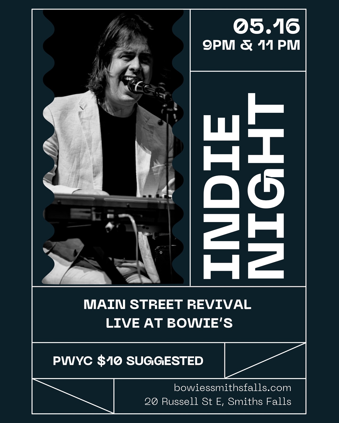 Next Friday May 16th @sfbowies! It’s been too long, but we’re back with two sets of music at 9 & 11pm. What will happen this time!?! 🤘
Contact Bowies to grab a seat or show up at the door.