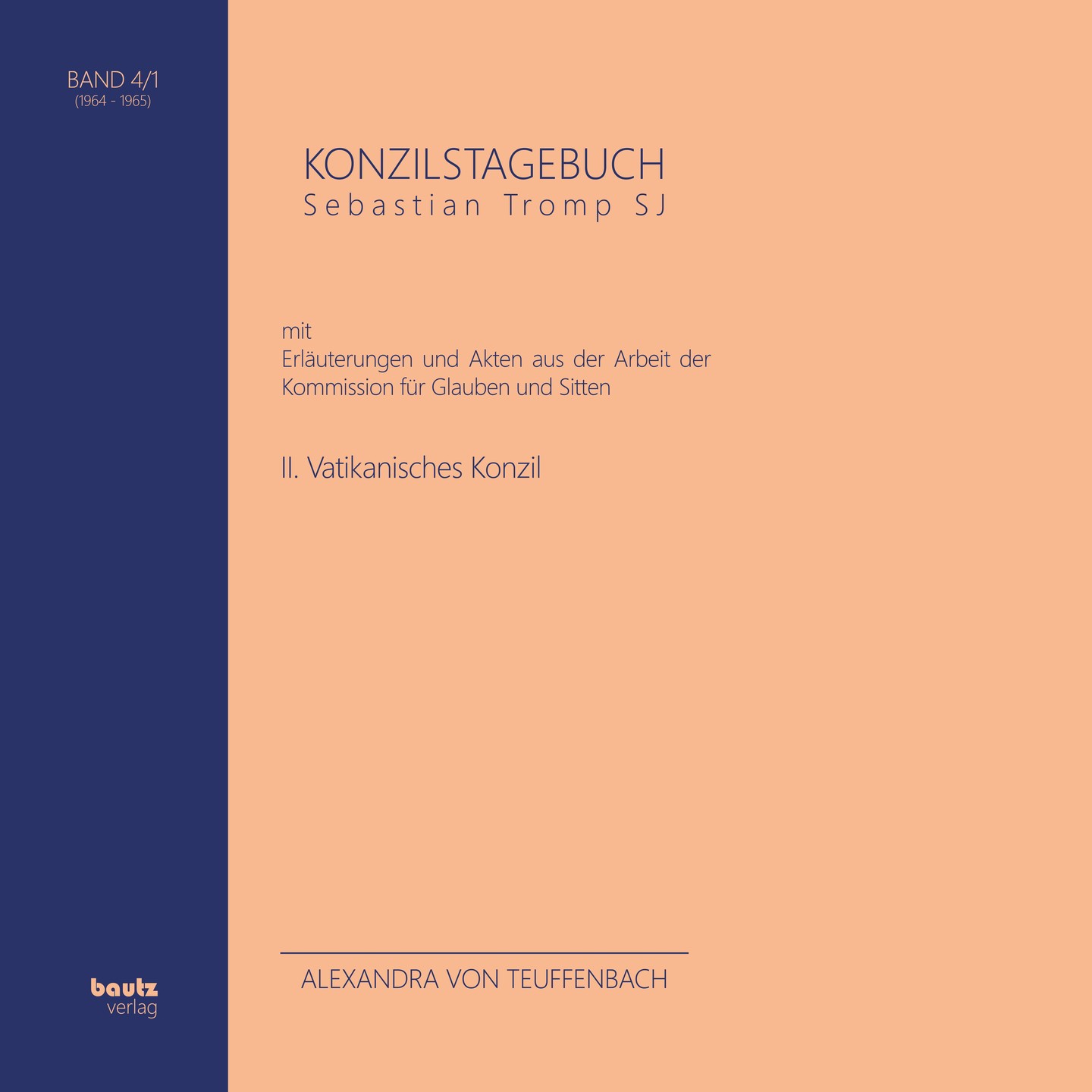 BBKL XXIII
Spalten 1505-1508
Autor: Alexandra von Teuffenbach
TROMP, Sebastian Kornelius Petrus: Jesuit, Latinist, Theologe, * 16.3. 1889 in Beek b. Ubbergen, † 8.2. 1975 in Rom.
https://www.bbkl.de/index.php/frontend/lexicon/T/Tr/trompsebastiankorneliuspetrus-72166
HINWEIS:
https://www.bautz.de/alexandravonteuffenbach