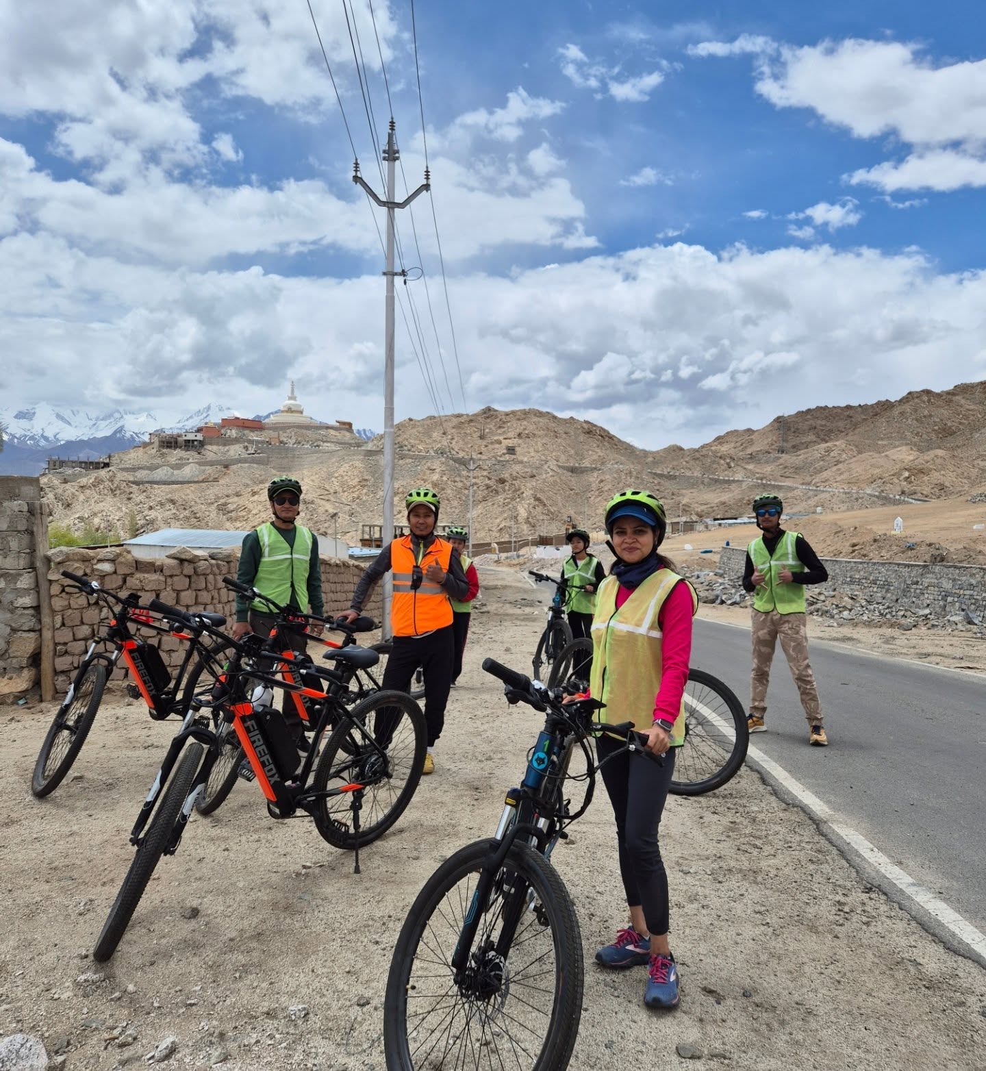 Ride For Peace!
In this moment of uncertainty, @ladakhbackpackers , in association with @letsmagucho , offered a complimentary electric cycle ride experience to our guests stranded in Ladakh. This small gesture from the borderlands was a reminder to stay calm, stay connected,  pedal forward with peace, and to say no war✌️