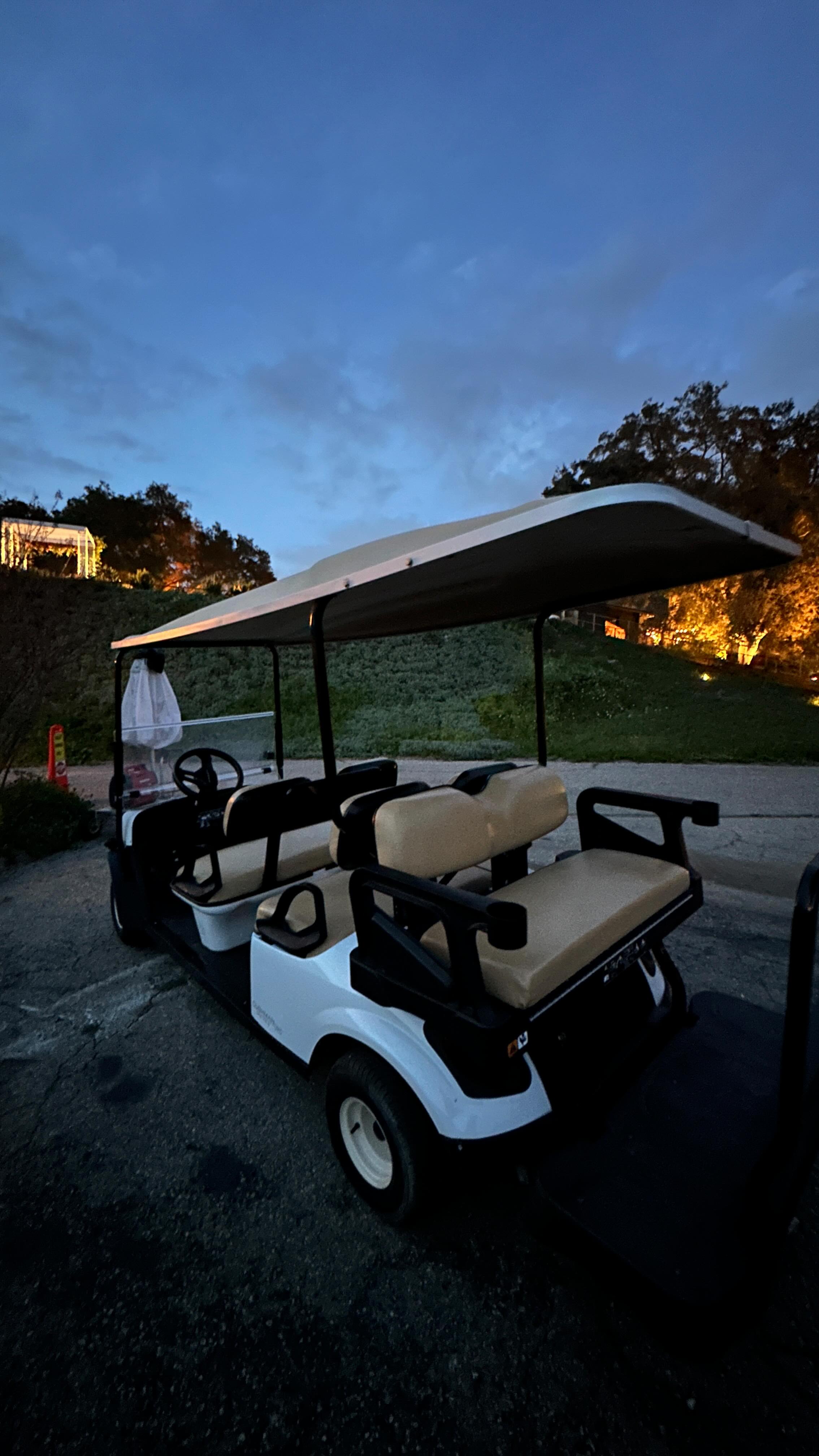 Golf cart shuttle service. Any event. Anywhere. Anytime.
★ Gas-powered carts for steep driveways
★ Electric street-legal carts
★ Lowered and lifted six-seaters