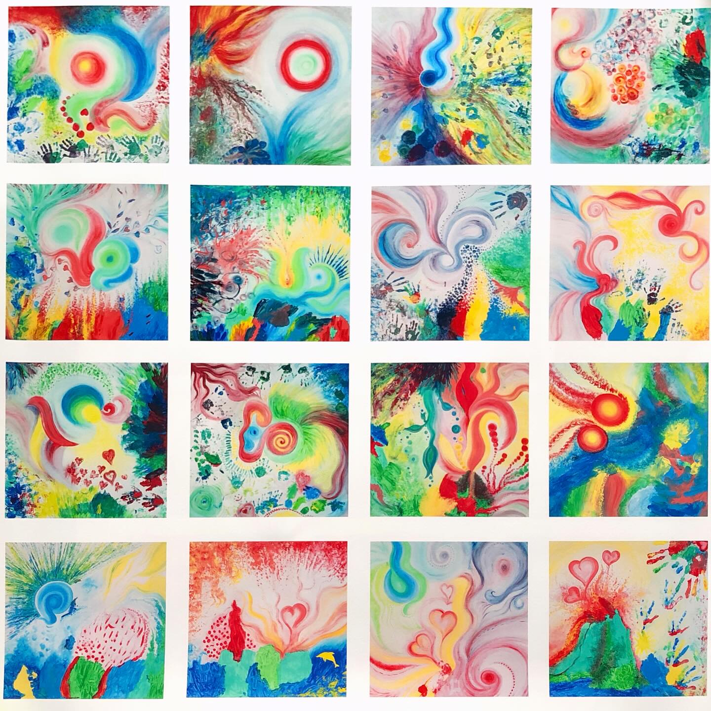 🩷❤️🧡💛👧🏻👩🏻🎨💚🩵💙💜
Eine Übersicht (fast) all der Fingerfarben-Malereien, die meine kleine Tochter und ich in den letzten Jahren gemalt haben. In jedem Bild steckt so viel unserer Geschichte und unseres „Innenlebens“ und ich liebe sie alle.
All diese Werke könnt ihr in Originalgröße (zwischen 55 x 55 und 55 x 75 cm) als hochwertige Kunstdrucke erwerben. Meldet euch gern per DM oder besucht unsere Webseite.
Eine neue kleine „Kollektion“ ist bereits im Entstehen, die Planungen für eine nächste Ausstellung beginnen ebenfalls. Auf dass die Bilder bald wieder viele Betrachter erfreuen mögen.
.
.
#luftfarben #colorfulartwork #nachwuchskünstler #artwork #colorfulart #fingerfarben #wirmalenunsdieweltwiesieunsgefällt #buntistmeinelieblingsfarbe #toddlerpainting #toddlerart #ilovecolors #fantasie #seelenbilder #soulpainting #instaart #rainbowcolors #fingerpaints #artthatmakesyoufeelgood #artthatmakesyouhappy #artes #spiritualartwork #spiritualart #pathtoenlightenment #colorfullikearainbow #artprintsforsale #liebeaufpapier #colorsofmysoul #colorsofmyheart #toddlermomlife❤️