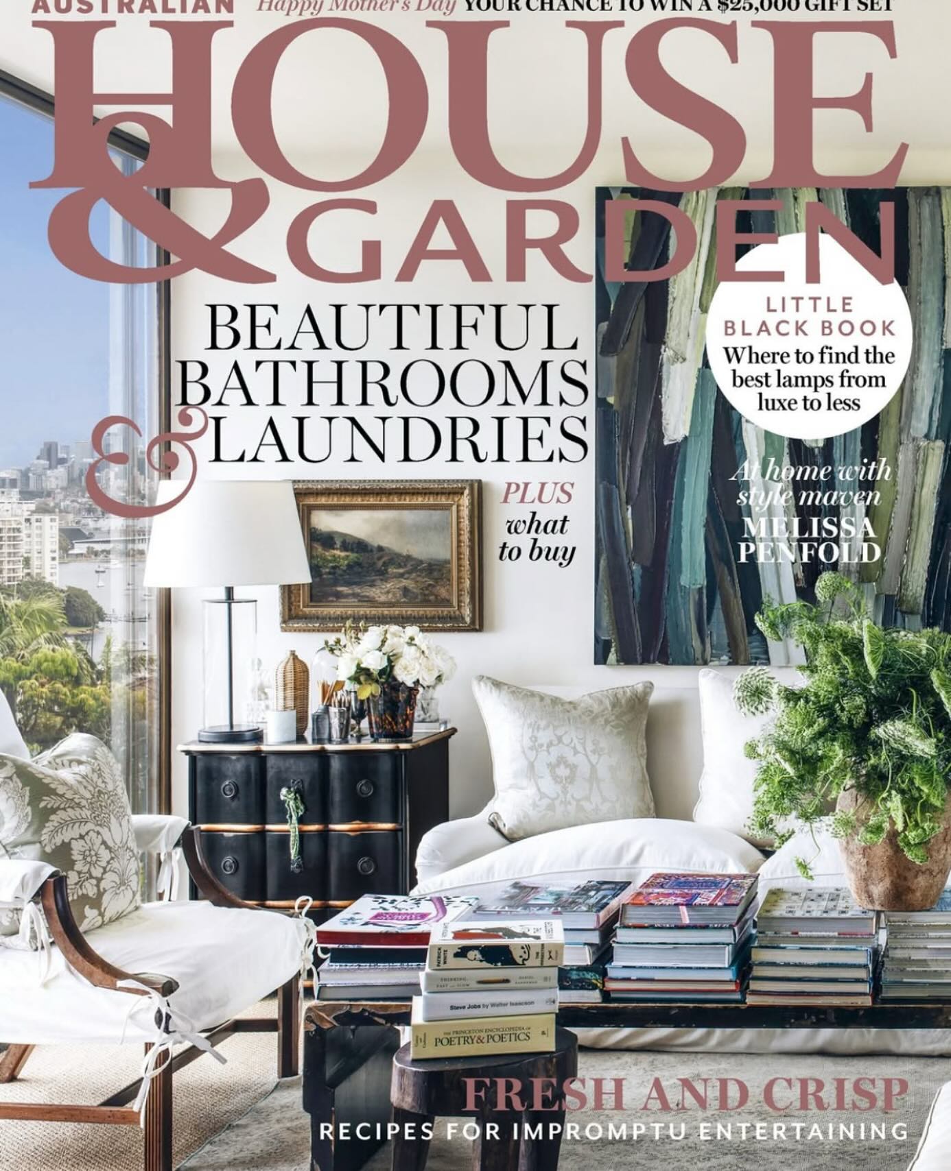 Our curtains featured in the latest publication for @houseandgarden for designer @frank_and_boyd | Interiors @frank_and_boyd | Build @talo_construction | Window Treatments @windowstudio