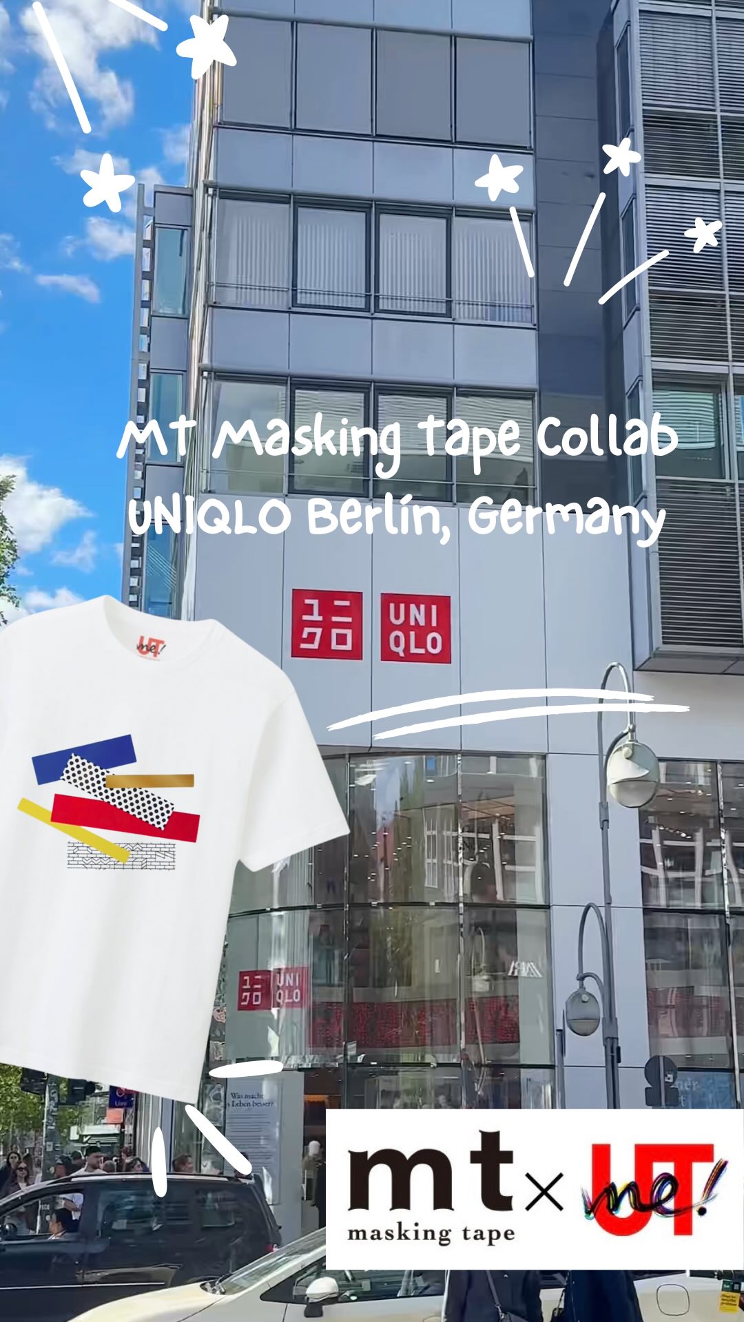 So excited to see the MT Masking Tape @mtmaskingtape x UNIQLO Europe @uniqloeurope collab in person at the Berlin store! You can get exclusive T-shirts with MT designs—or customise your own like I did! Don’t miss out—limited time only!
#MTmaskingTape #UNIQLO #UniqloBerlin #MTxUNIQLO #UniqloEurope