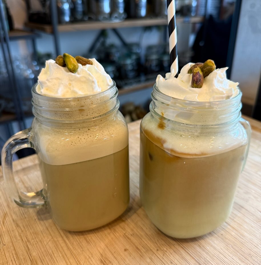Try our new Pistachio Latte from our Cafe 66 Originals menu 🥰 available hot or iced
#pistachiolatte