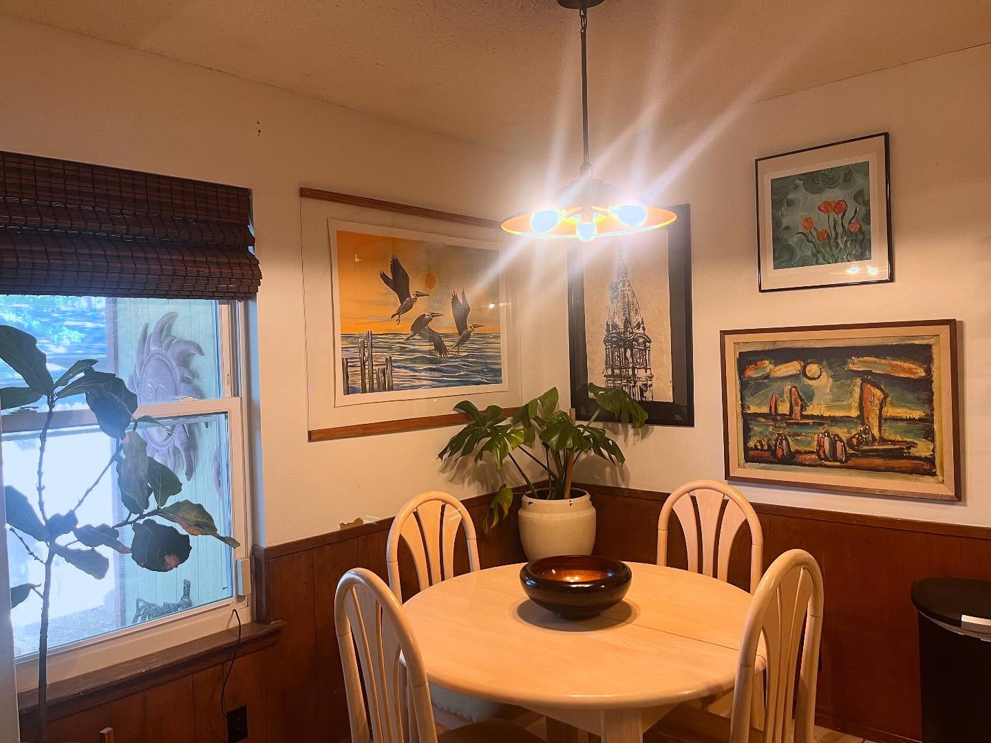 Big-art gallery walls are so IN right now- had to try the trend and I approve!