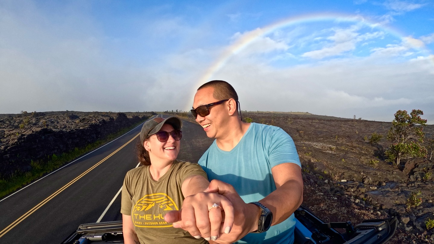 1 year ago today I said yes 💍 to my favorite person on top of a cliff in Hawaii!
In only a few short months we get to say “I do” on the mountain cliffs of Italy 🇮🇹
I can’t wait to spend forever with you after 12 years of exploring, building, and growing together. I love you @stantan23