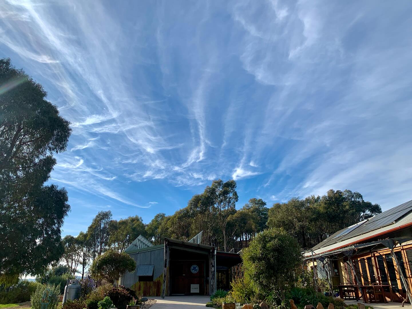 It finally feels like autumn. The sky this morning was glorious. #autumnsky #prayingforrain #lovethechangeofseasons