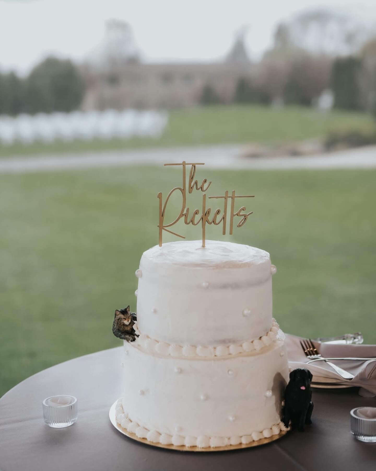 ✨Love is in the details—and sometimes, in the paws prints too. 🐾 Add a personal touch by incorporating your fur baby’s into your wedding décor. From custom napkin to pet-inspired cake accessories, let your fur baby’s friends be part of your big day in the most charming way. LOVED the way k & j included their sweet fur babies 🐾
