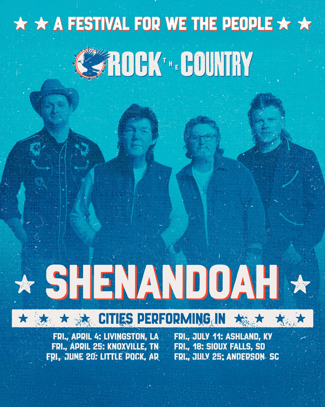 See you tomorrow, Little Rock! We’ll be getting rowdy with @nickelback, @officialhankjr, @gavinadcockmusic and @officialmarkchesnutt at ROCK THE COUNTRY!
