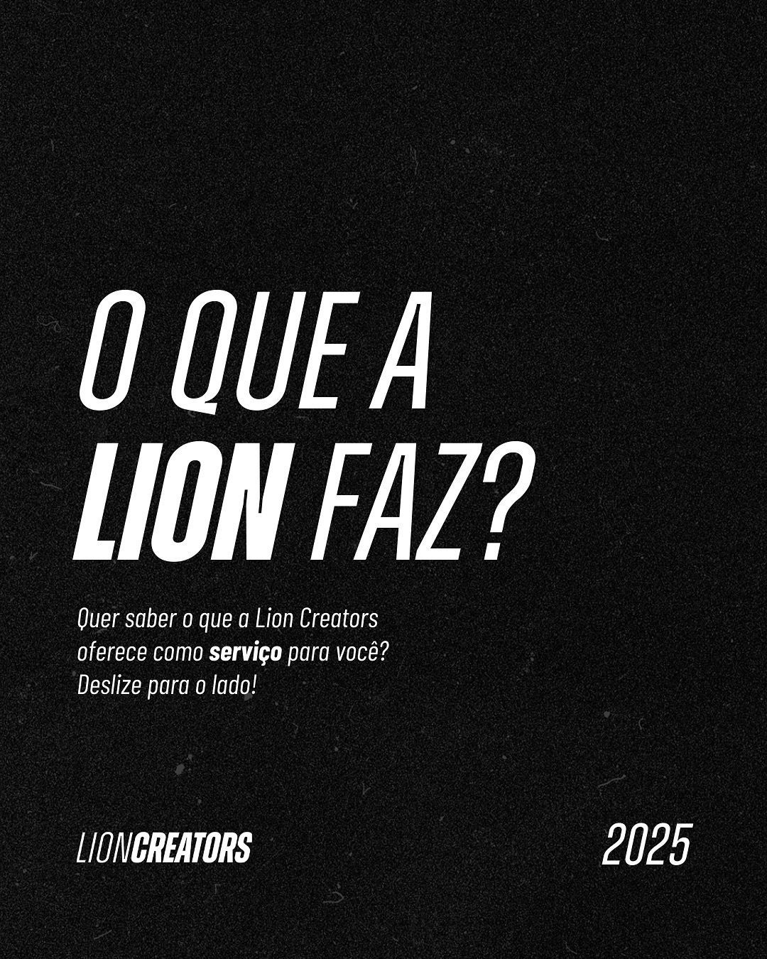 Na Lion Creators, cada serviço é pensado e moldado especialmente para você, porque sabemos que cada cliente é único — e merece um cuidado sob medida! ✨
Aqui, criamos estratégias personalizadas que colocam sua marca ou carreira em evidência, conectando você com o público certo e entregando resultados reais. Seja para fortalecer sua presença digital, impulsionar parcerias, criar conteúdos autênticos ou gerenciar campanhas que convertem, estamos prontos para fazer acontecer.
💥 Conte com um time dedicado, que entende o mercado de influencers, atletas e marcas esportivas, e que vai te acompanhar em cada passo, do planejamento à execução.
Quer saber como podemos transformar sua jornada?
📩 Manda um direct ou chama a gente no whatsApp (link na bio). Vamos juntos encontrar a estratégia perfeita para o seu projeto!
.
.
.
#esporte #atleta #patrocínio #volei #jogador #influencer #marketingdeinfluencia #branding #lioncreators
