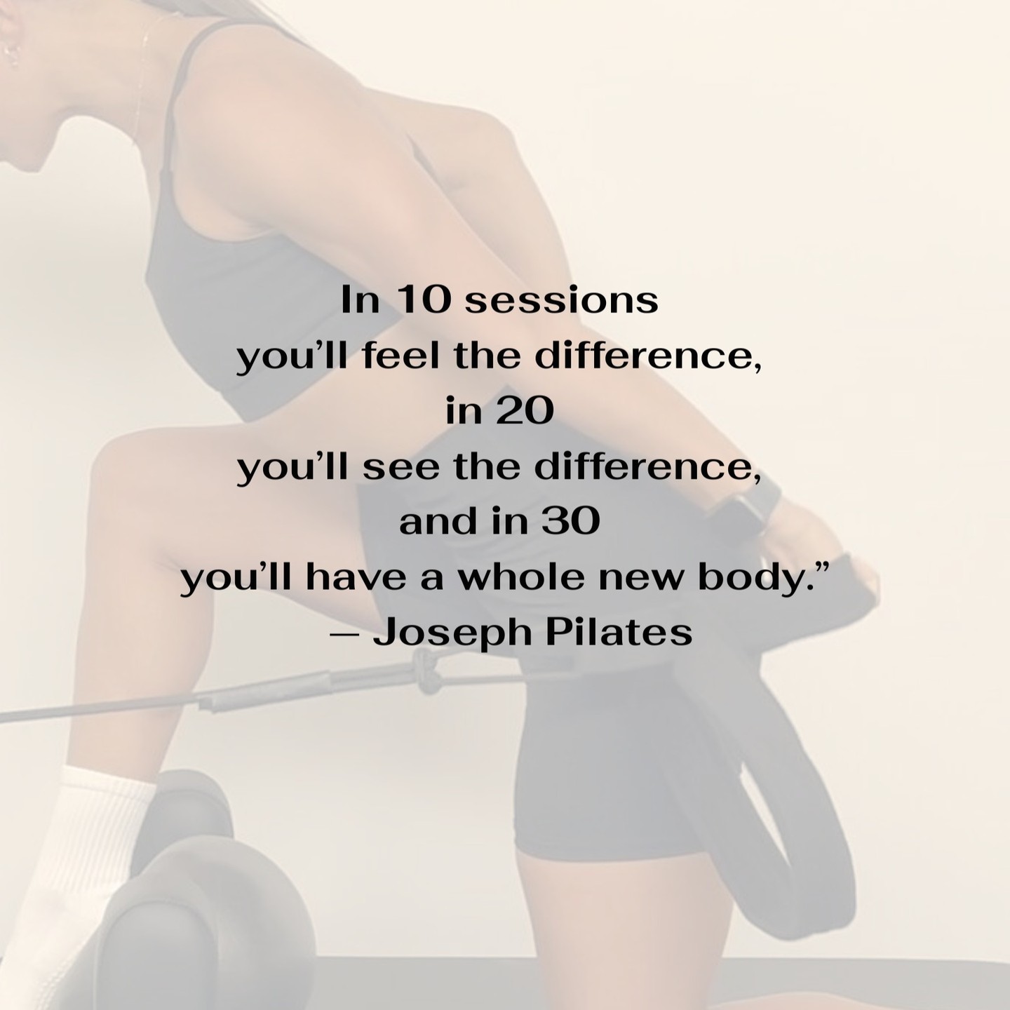 “In 10 sessions you’ll feel the difference, in 20 you’ll see the difference, and in 30 you’ll have a whole new body.” Joseph Pilates
This isn’t just a quote , it’s a promise.
Whether you're brand new to Reformer Pilates or coming back after a break, it simply works, not just physically, but mentally too.
✨ You’ll feel stronger.
✨ You’ll move with ease.
✨ You’ll reconnect with your body in ways you didn’t expect.
Your journey doesn’t have to be extreme, it just has to be consistent. And we’re here to guide you every step of the way.
Ready to start your “10, 20, 30”?
Stay tuned - Classes coming soon.
#JosephPilates #PilatesTransformation #ReformerPilates #MindBodyMovement #FeelTheDifference #pilatesstudio #pilatesmanchester #pilatesmanchesterreformer