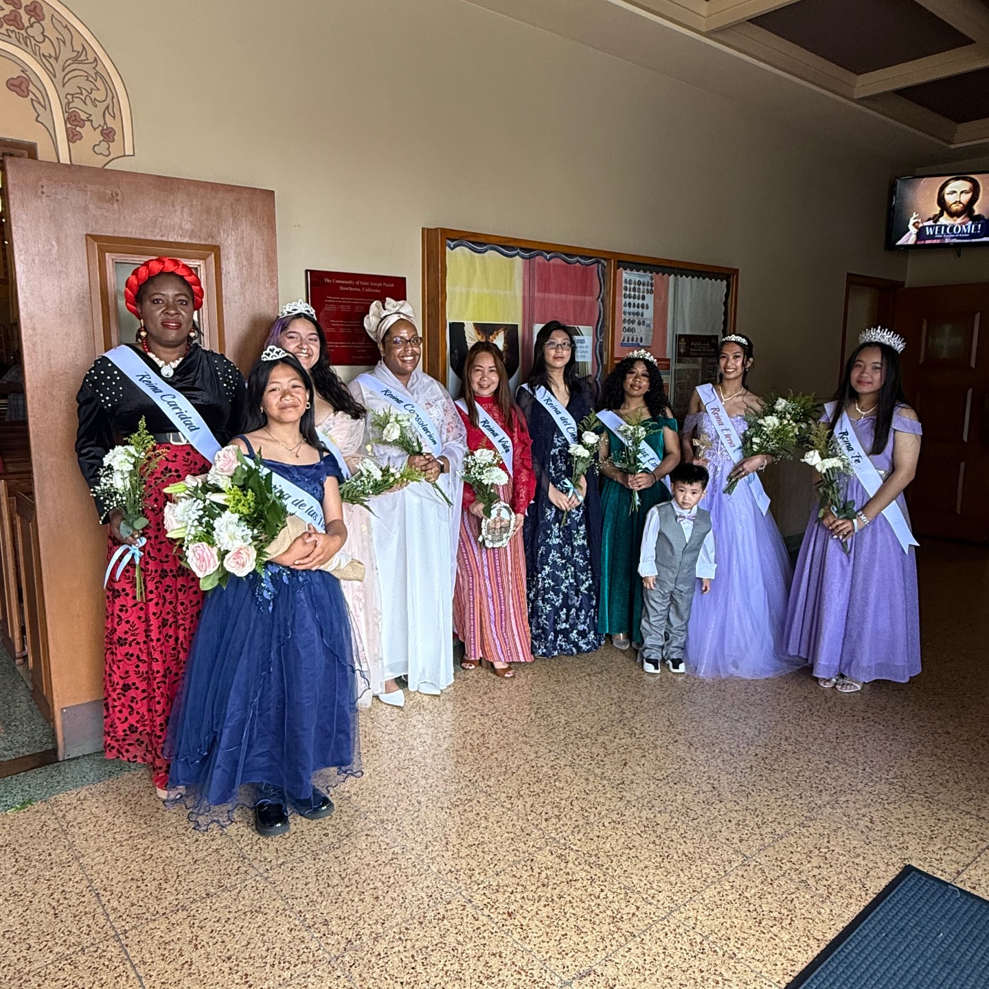 Today, we celebrated our annual Flores de Mayo Mass!