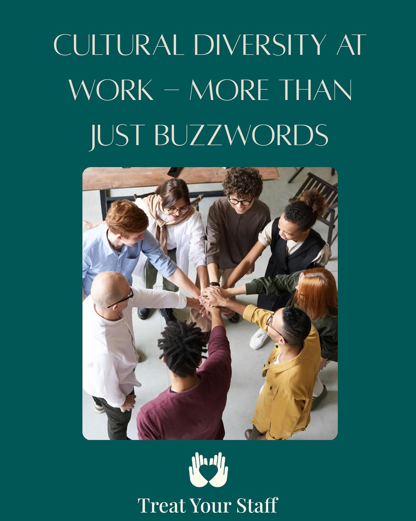 Different backgrounds. Shared breakroom. One team.
Today is World Day for Cultural Diversity — a moment to pause, celebrate, and remember that workplaces thrive when different voices, traditions, and perspectives come together.
At Treat Your Staff, we believe wellbeing isn’t one-size-fits-all — it’s about creating space where everyone feels safe, valued, and represented.
🗣 Diversity at work isn’t just about who’s in the room — it’s also:
- Sharing meals from different cultures
- Acknowledging different holidays
- Offering wellbeing support that works across backgrounds
- Encouraging dialogue, not assumptions
Because true wellbeing includes belonging.
So today, let’s:
- Celebrate our colleagues’ cultures
- Listen without judgement
- Start conversations that build connection
And remember — every voice adds something worth hearing.
#CulturalDiversityDay #InclusionAtWork #WorkplaceWellbeing #TreatYourStaff #BelongingMatters #CultureAtWork #TeamCulture #WellbeingForAll #PeopleFirst #EmployeeExperience #WorkplaceInclusion