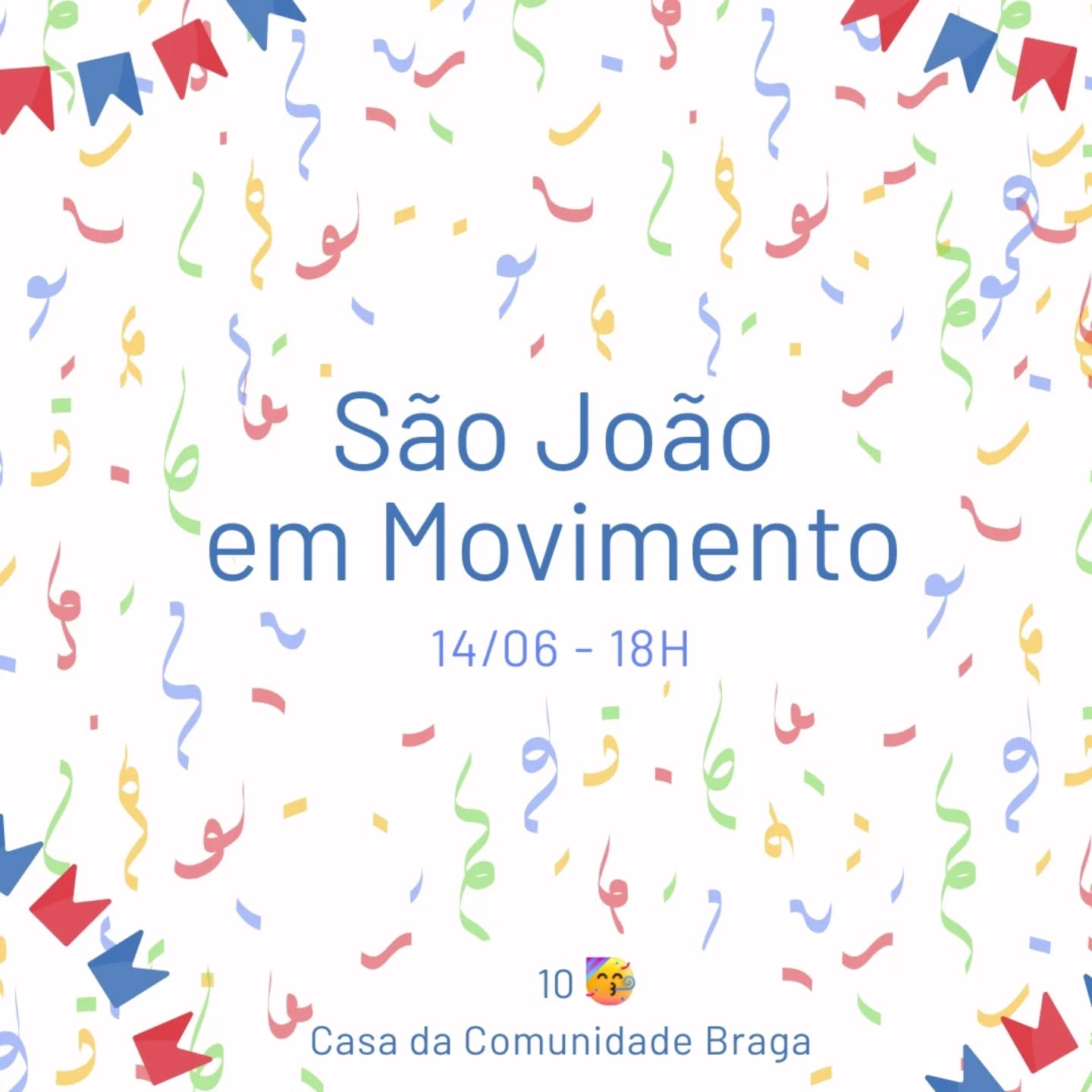 Shalom amigos!
* Festa de São João Batista
* Casa da Comunidade
* 14/06/2025 18:00h
* Entrada 10 🎉
* Confirma a tua presença
É com alegria que anuncio que no dia 14 de Junho, a Casa da Comunidade em Nogueiró vai-se abrir para o São João! É uma festa aberta a toda a gente, por isso traz a tua família e amigos! Teremos convívio entre gerações, muita música e jogos, incluindo o mítico jogo do sapo.
Este ano, o São João terá um objetivo especial: ajudar a financiar as obras no refeitório. O jantar será o habitual e terá um custo de 10 🎉.
Por fim, pedimos que confirmem a vossa presença enviando mensagem a equipa diocesana ou dm para @mariana_silva142 . Contamos com a ajuda de todos para ajudar este sonho a crescer.
Luís Magalhães, Mariana e Manuel
Equipa Diocesana de Braga