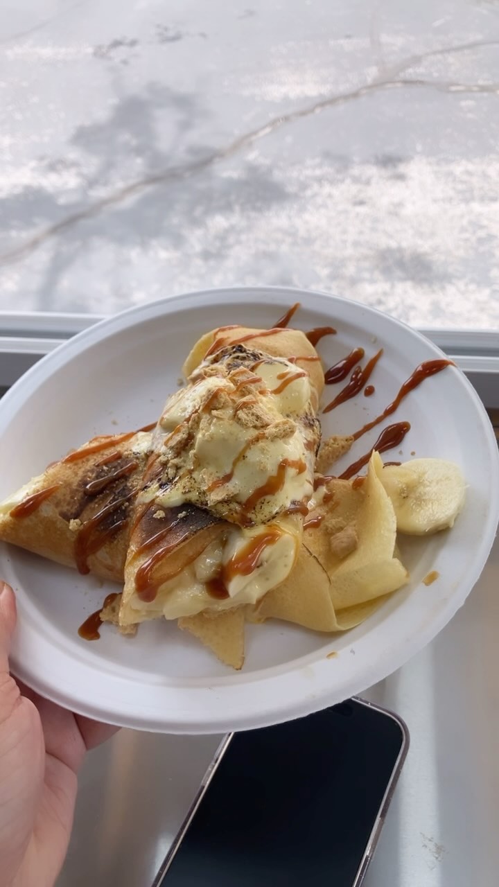 New item on the menu!
BANANA CREAM PIE CREPE
Wohoooo NomNom 😋 #franckssaveursdefrance #foodie #utahfoodie #crepe