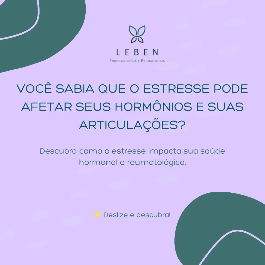 Você sente que o estresse está afetando seu corpo?
O estresse crônico pode desequilibrar hormônios e agravar doenças reumatológicas, como artrite e fibromialgia.
No carrossel de hoje, abordamos:
✔️ A relação entre estresse, hormônios e articulações
✔️ Sinais de alerta
✔️ Dicas para gerenciar o estresse
✔️ Quando buscar ajuda médica
👩⚕️ Cuidar do estresse é cuidar da sua saúde integral.
📲 Agende sua consulta e tenha um acompanhamento personalizado!
#estresse #saudehormonal l #doençasreumatológicas #qualidadedevidaesaúde a #clínicaleben #blumenau