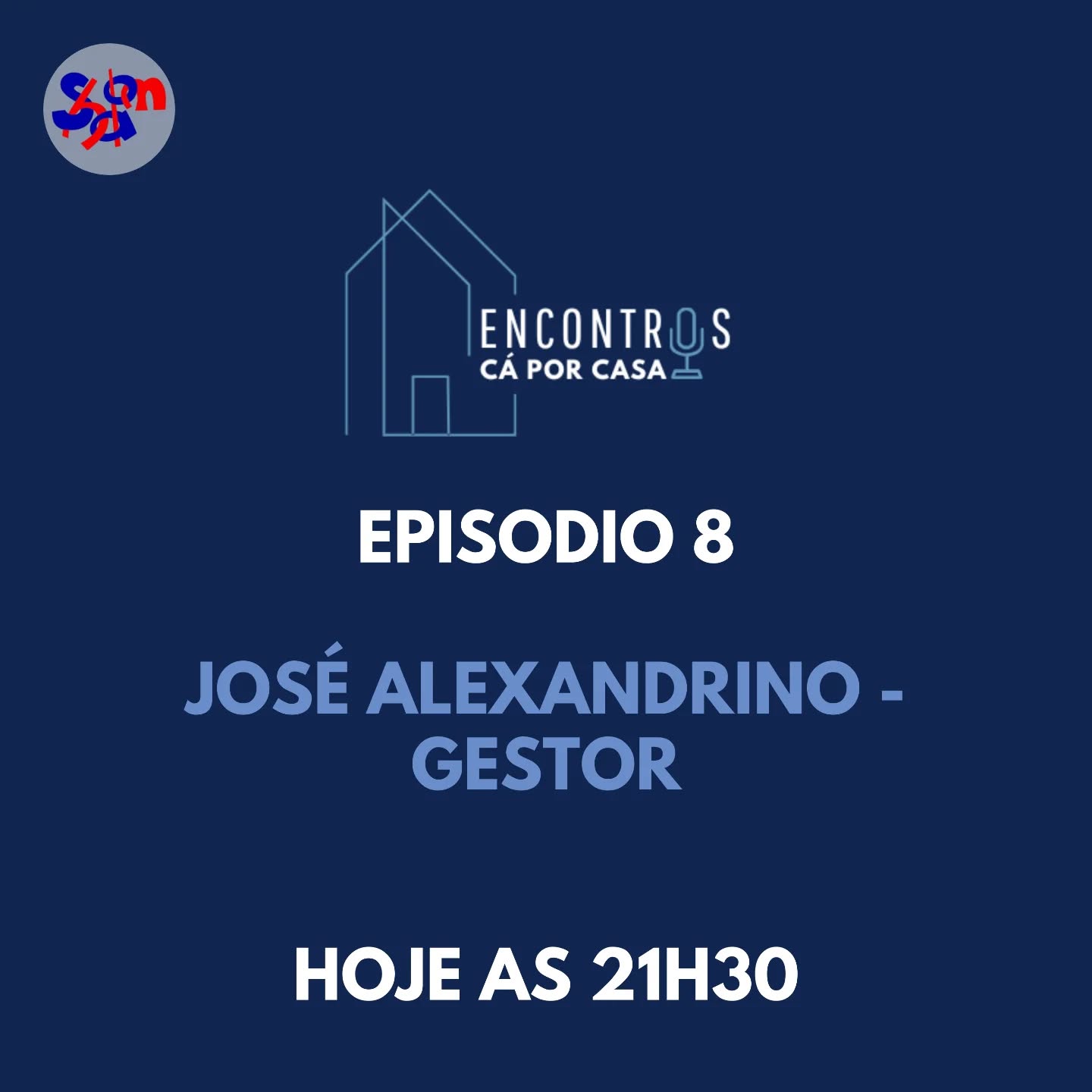 ✨ **O oitavo episódio do podcast "Encontros cá por casa" está no ar hoje, às 21h30!** ✨
No episódio de hoje, o nosso convidado é José Alexandrino,
nasceu em Lisboa a 03 de Julho de 1960. É Encontrista desde 1977. É gestor e dirige uma companhia farmacêutica.
Não perca! 🔔 **Sintonize às 21h30** e clique no link da bio para ouvir a conversa!
#EncontrosCáPorCasa #Podcast #Fé #Shalom #MEJSH