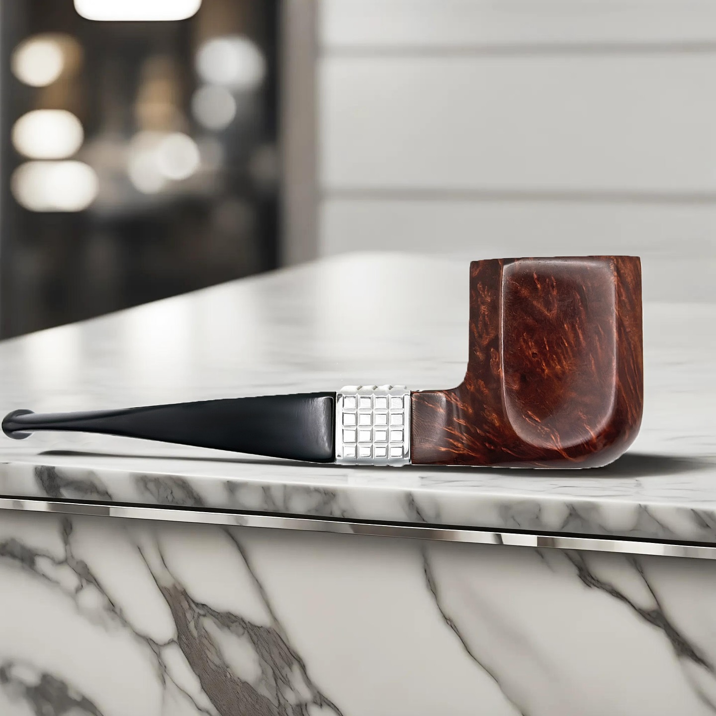 💨 These handmade pipes feature the authentic Z-Cube jewellery pipe with its iconic U-shaped bowl 🔥. A square jewelry ring with miniature engraved cubes 💎 adds a refined twist to the design. Each ring is coated with premium noble materials like rhodium, gold, or platinum ✨ for lasting elegance. The bold square mouthpiece and ribbed bowl give these limited edition pipes a muscular, defiant silhouette 💪 — a true statement piece for the discerning smoker 🖤.
Buy now at www.gpgrant.com
#GPGrantPipes #GPGrantHandmadepipes #GPGrantUniquePipes #GPGrantJewelryPipes #LuxurySmokingPipes #CollectorPipes #FinePipeArt #PipeConnoisseur #GentlemansPipe #BespokeSmokingPipe #HandcraftedPipes #PipeCollectorsItem #PrestigePipes #LuxuryTobaccoPipe #PipeLoversClub #HighEndPipes #ArtisanPipes #RareSmokingPipes #MastroDePaja #JewelleryPipe #LuxurySmoking #HandmadePipe #LimitedEdition #GoldPipe #PlatinumDetails #RhodiumFinish #ArtisanCraft #SmokingStyle #PipeLovers #LimitedEditionPipes