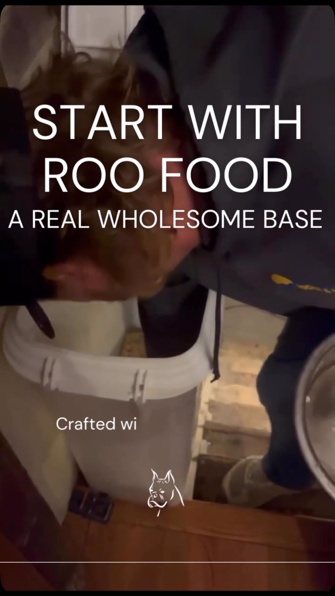 Watch how to make Roo Food step-by-step—fresh, real ingredients for optimal canine nutrition. #RooFood