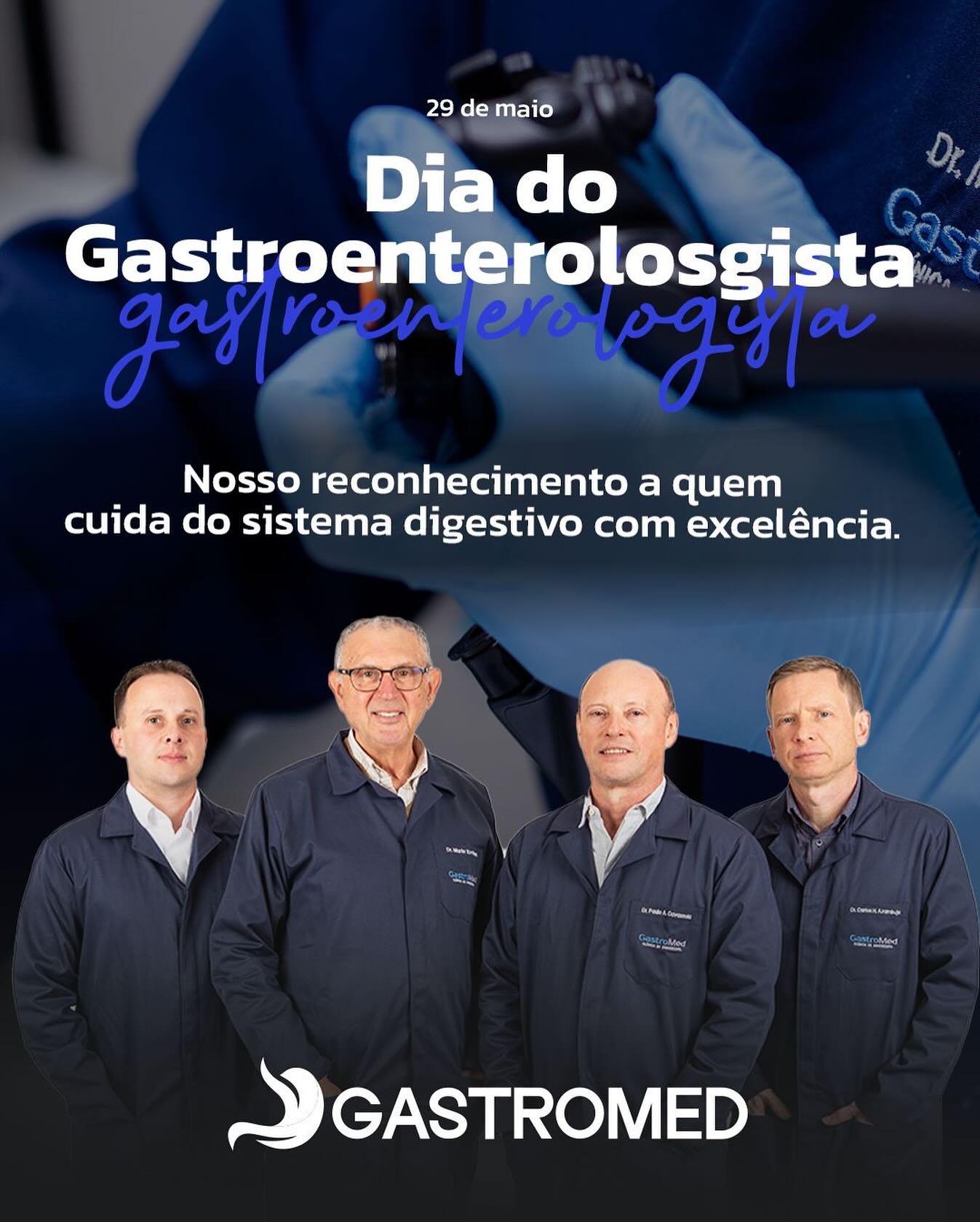 29 de maio - dia do Gastroenterologista ❤️