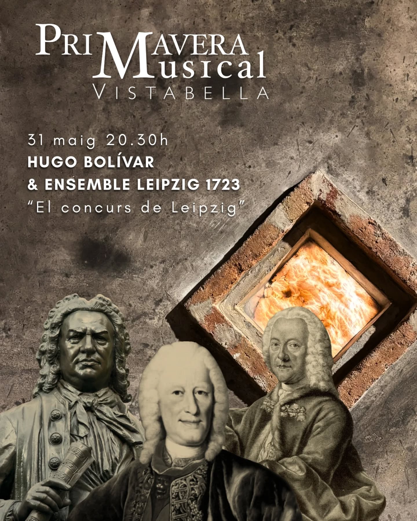 🤗 Dissabte us esperem amb un concert en el qual us convertireu en jurat! Hugo Bolívar & Ensemble Leipzig 1723 ens portaran 'El concurs de Leipzig'! Escoltareu tres grans autors del barroc sense saber qui és qui ...
🗓 31/05
🕗 20.30h
🎟 primaveramusicalvistabella.com
@pitos_i_flautes @hugoalto @belisanaruiz @andreubrunat @feliullc
@esglesiatgn @dipta_cat @ajlasecuita
@agendaconcerts.cat @agendacultural_cat #primaveramusicalvistabella #jurat #leipzig #leipzig1723 #Vistabella #lasecuita #Bach #Telemann #Graupner
