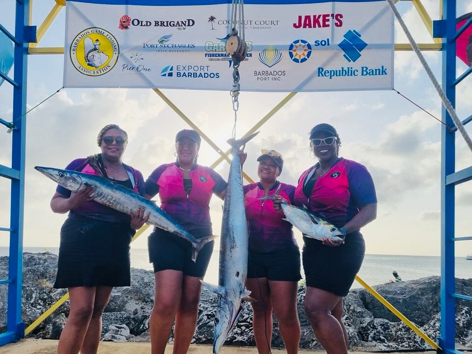 We reeled in the win! 🏆 The Ebony Anglers took home the prize for Largest Meat Fish with our 40 lb. Wahoo at the Sir Charles Williams International Fishing Tournament in Barbados. Another one for the books — and this is just the beginning. Where to next? 🎣🔥
#EbonyAnglers #BlackGirlsFish #FishingTournament #WahooWin #Barbados2025 #SirCharlesWilliamsTournament #WomenWhoFish #AnglersOnAMission #FishingChampions #HookedOnWinning #SaltwaterQueens