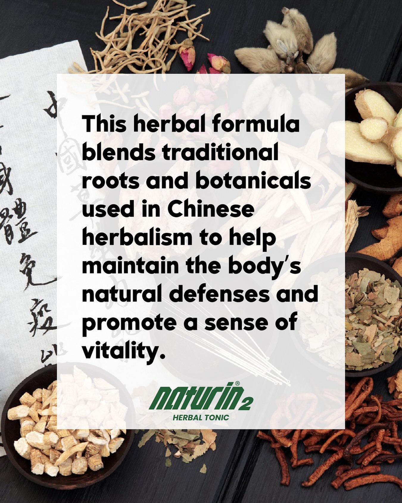 Passed down through generations, Chinese herbal wisdom offers powerful tools for everyday well-being. Naturin2 blends time-tested herbs in a modern formula to help support your immune system, appetite, digestion and energy levels - all naturally.
🌿 Inspired by tradition, made for today. #TCMTradition #Naturin2 #DailyVitality