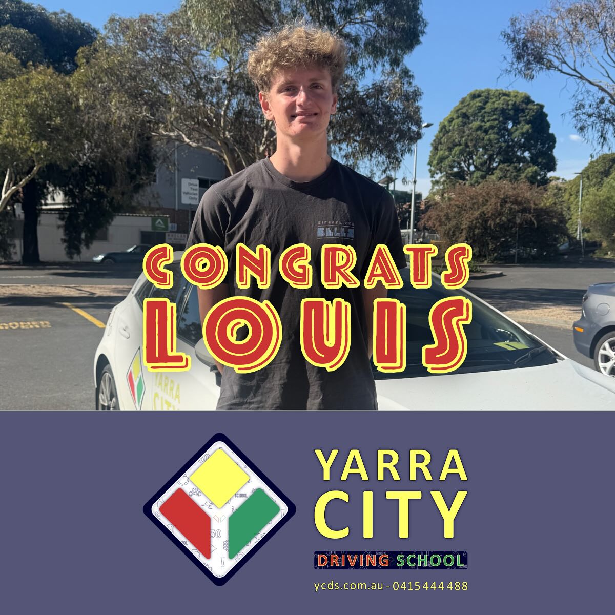 A big congratulations to Louis, who passed the driving test at VicRoads Broadmeadows and is now officially driving solo with a Red Ps licence! 🚗🛣️
This marks the start of a whole new journey filled with independence and confidence behind the wheel. Every lesson, every practice drive led to this moment — and it paid off!
We’re proud to have supported the process and can’t wait to see what’s ahead on the road.
Great work, Louis — enjoy the ride!
— Team Yarra City Driving School
⸻
#RedPsAchieved #VicRoadsBroadmeadows #PassedDriveTest #YarraCityDrivingSchool #DrivingTestSuccess #DrivingSchoolMelbourne #DrivingInstructorMelbourne #MelbourneDrivers #DrivingJourney #NewDriverMelbourne #DrivingLessonsMelbourne #DrivingConfidence #PPlateProud #ManualDrivingMelbourne #AutomaticDrivingMelbourne #TestDaySuccess #RoadReady #DriverTrainingMelbourne #DriveSmartDriveSafe #LicenceMilestone #StartDrivingSolo #SoloDriverLife #CruisingWithConfidence #VicRoads #SafeDrivingMatters #BehindTheWheel #DriveWithYarra #MelbourneDrivingTest #YoungDriversMelbourne #OnTheRoadSuccess