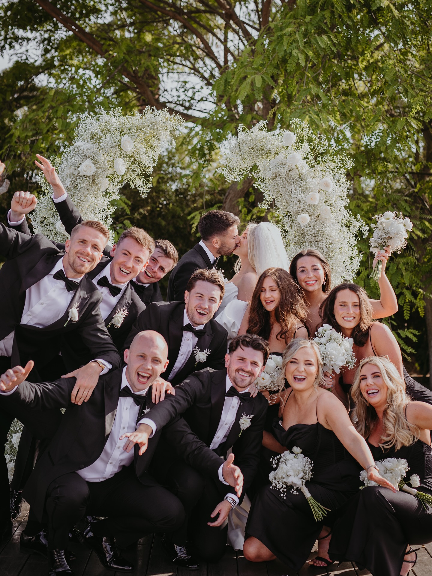 The couple sets the tone, but the guests light it up. Style, love, energy — all of it!
Leave it to the Scots to show up & show out with their endless energy & absolute unforgettable behaviour.
*side-note it’s black tie is always always a good idea ;)
The wonderful couple ❤️ @lauraaaataylor @gregtaylor12
Some of the fabulous people who made the day extra special….
Photo @stephanieshentonphotography
WP @your_wedding_concierge
Video @ana.marina.sanz
Venue @xerecaibiza
Gown @emmabeaumontatelier
Hair & mua @ljbmakeup
Florals @flowers_ibiza
Stationary & Decor @velvetcircusibiza
Band @scintillatelondon
Steamstress @thesteamstressibiza