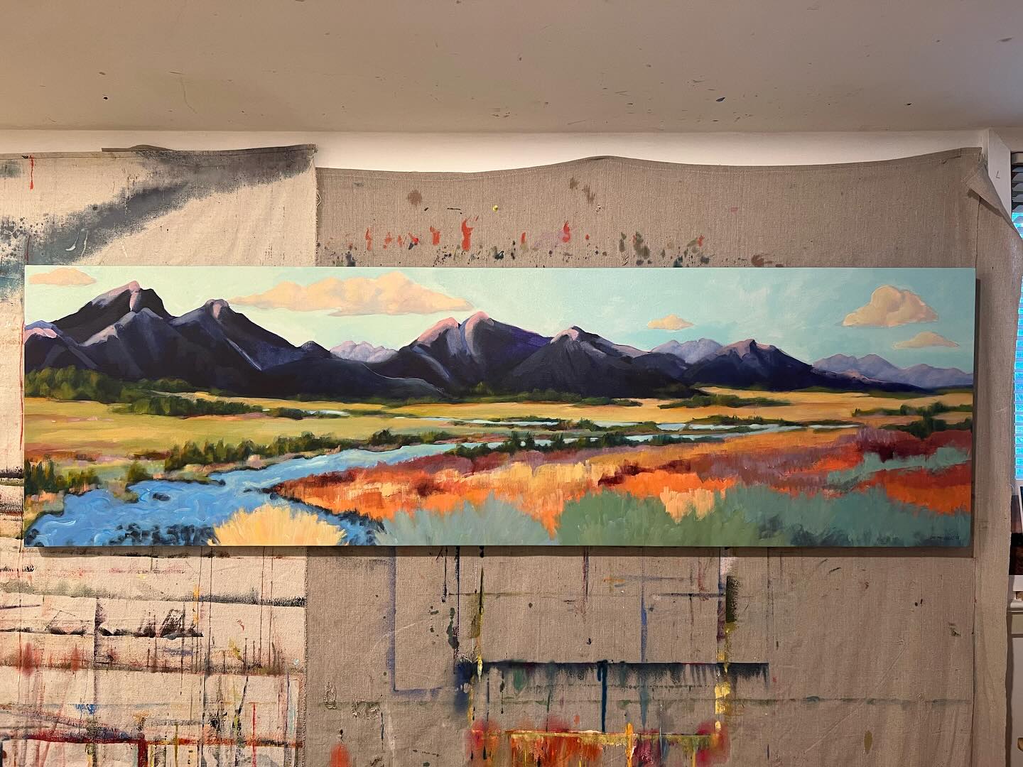 This was a big commission for a home in Santa Fe.  It is finally finished and ready to be sent off.