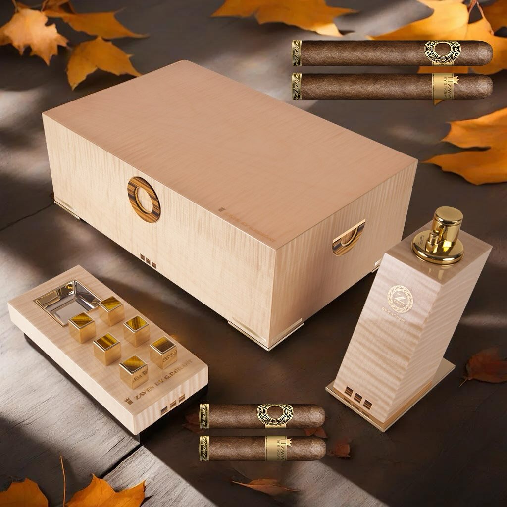 🔥 Special Luxury Humidor Set 🔥
Unleash the wild with our Tiger Eye edition 🐅
Includes a premium humidor, elegant lighter, and matching ashtray – all crafted for true cigar connoisseurs 💨✨
A perfect blend of power, style, and sophistication 🥃🔥 #GPGrant #ZavenByGPGrant #GPGrantStyle
#GPGrantCigars #cigars #cigar #cigarlife #cigarlover #cigarsmoking #cigarsofinstagram #cigarlifestyle