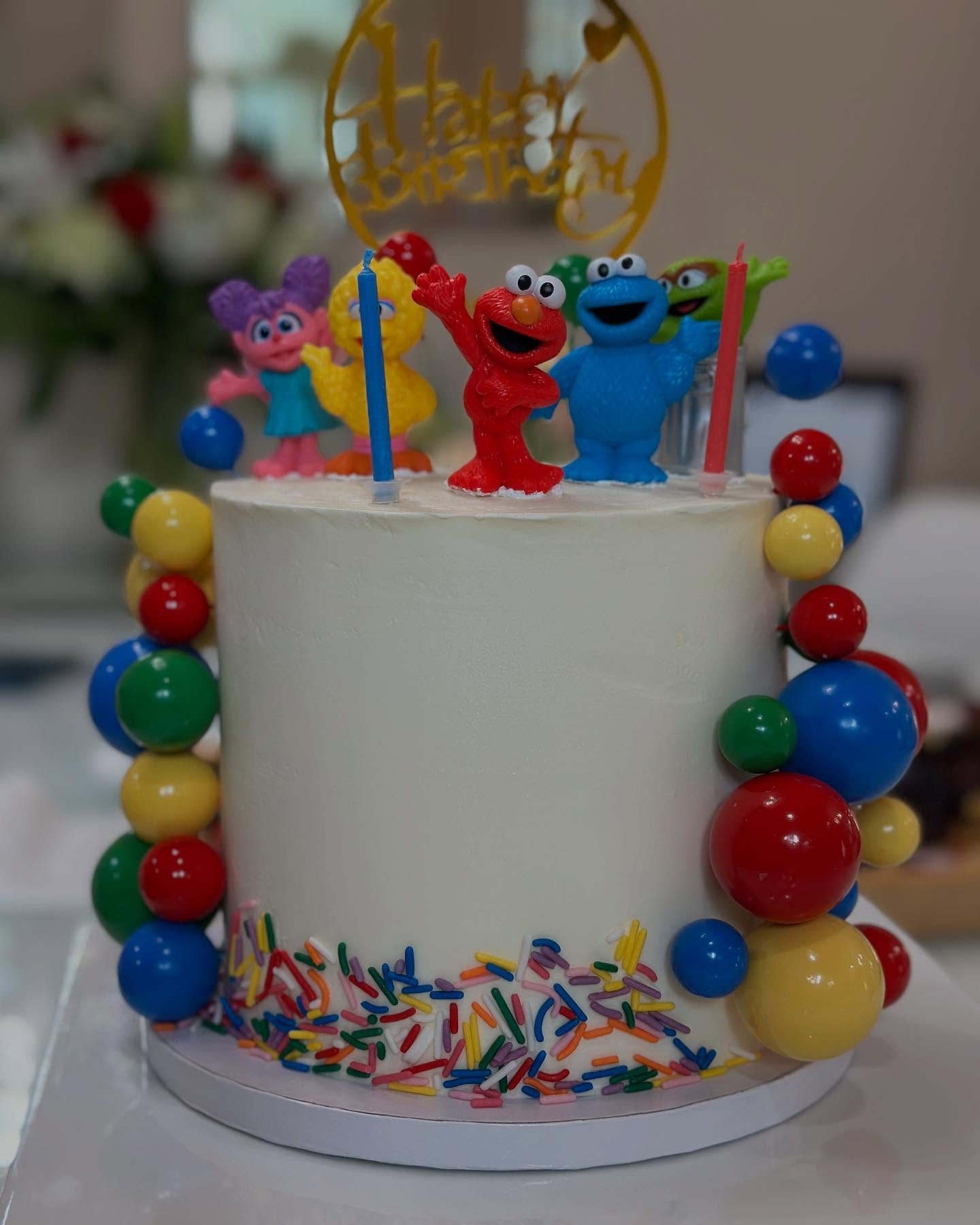 Elmo & Friends Birthday Cake!