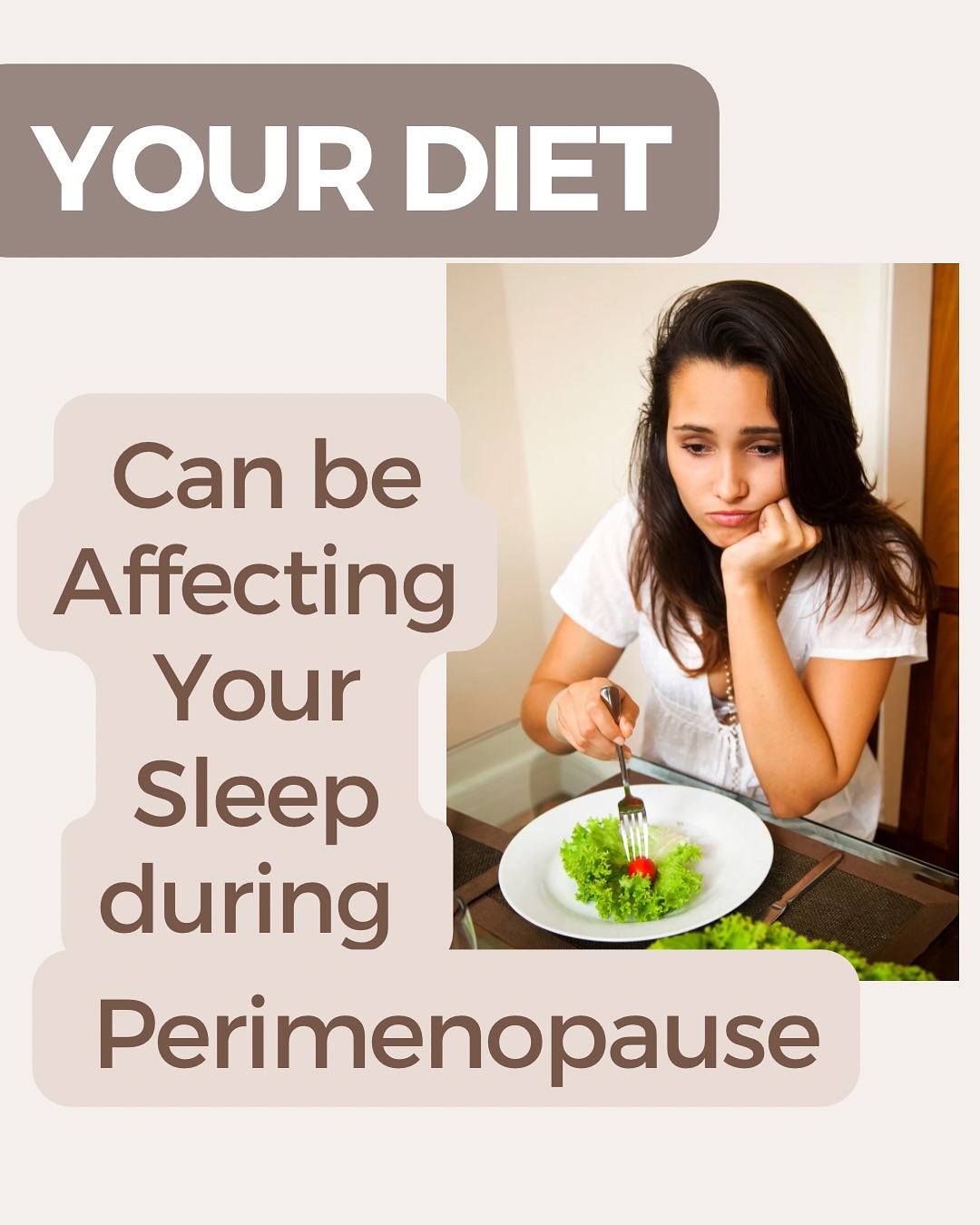 Many women don’t realize the association of nutrition and sleep.
As a nutritionist, I know that many nutrients are associated with the sleep cycle - how enzymes, hormones, neurotransmitters, and so many other chemicals work together to induce, maintain and disrupt sleep.
It’s an orchestra that works in sync with our circadian rhythm.
Many factors can affect sleep: stress, perimenopause, anxiety, environmental factors, light, stimulants, etc.
And nutrition is a big one that’s often overlooked because it’s hard to recognize that you lack certain nutrients.
➡️ In an article published in 2019 in the Journal Nutrients entitled Micronutrient Inadequacy in Short Sleep: Analysis of the NHANES 2005-2016 by Chioma J Ikonte 1 et al., the authors found individual nutrients that affect sleep – or the lack of them.
➡️ Among all adult females (19yrs+) they found that those with lower intakes of calcium, copper, folate, iron, magnesium, phosphorus, potassium, riboflavin, selenium, thiamin, choline, zinc, and vitamins A, B6, C, D, E, and K had shorter sleep duration and/or more disruptive sleep patterns.
➡️ These associations were even stronger in women over 51.
Now here’s my warning to all perimenopausal and beyond women who are restricting their calories and foods they eat and observing worsening sleep:
✅ I recommend you pay attention to your nutrition for the risk of it lacking many nutrients. Maybe get the support and guidance of a certified nutritionist or dietitian.
✅ Nutrition is one of the most valuable things that we can have some control over (for good or for bad).
Please look back at the post for more information on what, how, and when to eat nourishing foods and nutrients to support not only your sleep but your overall health -especially during perimenopause!
Especially those nutrients that were found in the study - we need to have a variety of foods and a balanced diet in order to be nourished.
I hope this helps!
❤️,
Anna.
#perimenopause #menopause #nutrition #midlife