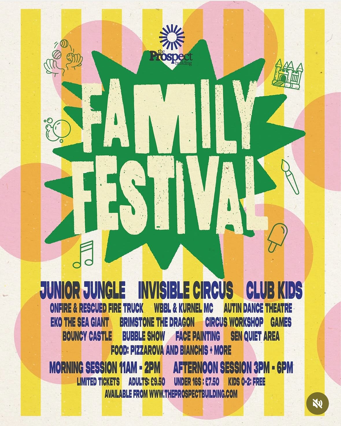 This Saturday. Catch us at @theprospectbuilding alongside @wbblbeats @kurnelmc @club_kids___ . All live the the most awesome DJ rig on the planet- Hurtle the fire truck sound system. Plus @invisible.circus and loads more #juniorjungle #thingstodowithkids #bristol #rockypatch #nickterrific #soundsystem #drumandbass #familyrave