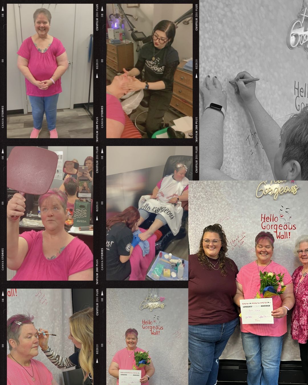 Today, we had the honor of wrapping one of our chairs — and our hearts — around an incredibly strong and inspiring woman.
She is currently undergoing treatment for Stage 4 Metastatic breast cancer, facing chemo, chemo pills, and weekly injections with remarkable bravery. This isn’t her first battle — she beat breast cancer once already in 2015 after a double mastectomy. But when a simple sneeze led to an unexpected x-ray last September, she was rediagnosed, and her world shifted once again.
Despite everything, she remains a radiant light in the lives of others. She’s a constant source of strength and support in the Butler, PA breast cancer community, always uplifting those around her even when she’s facing her own storms.
She is also surrounded by an amazing support system — her loving daughters and her devoted mother — who stand by her side every step of the way. And because her favorite color is pink, we were inspired to add beautiful pink touches in her hair today, celebrating her vibrant spirit and strength.
This Hello Gorgeous! makeover wasn’t just about hair, makeup, or a new look. It was about giving her a moment where she could feel pampered, special, and seen — a moment to lift her spirits and remind her how truly beautiful she is, inside and out.
To this beautiful warrior: You inspire us all with your positivity, resilience, and heart. You are loved, you are celebrated, and you are — most certainly — Gorgeous. 💖#hellogorgeous #hellogorgeousofhopeinc #avedasalon #cancersucks #cancermakeover #safemakeover