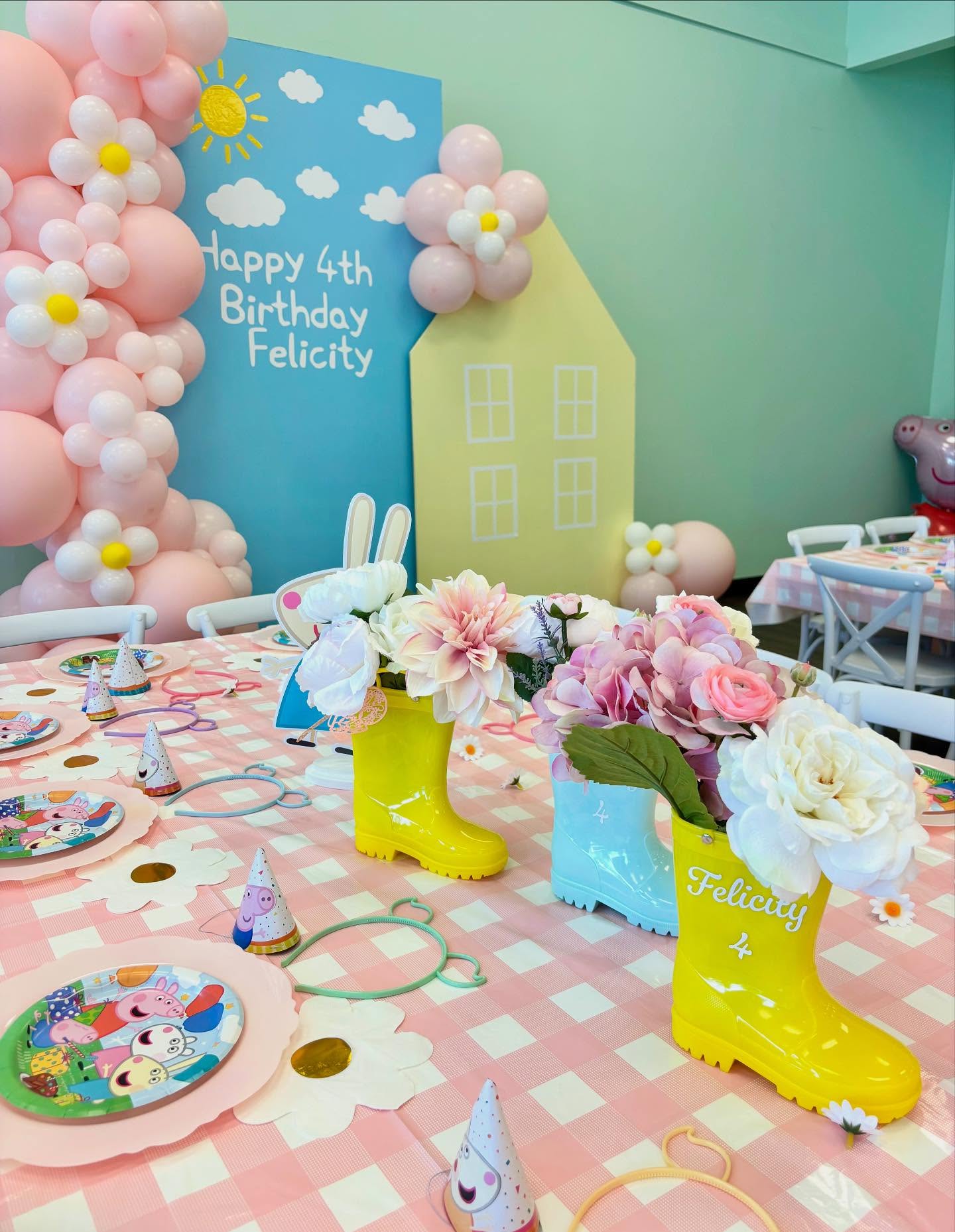 We had the sweetest time bringing Felicity’s Peppa Pig birthday dreams to life at Town of Fun! From pink balloon arches to muddy puddle-inspired treats and themed playtime fun, every detail was planned with love and laughter in mind. 💕🎈
Shoutout to the amazing team at @townoffun for the perfect venue and to the parents for trusting us with such a special day. 🥳
#PeppaPigParty #BirthdayPlanner #TownOfFun #EventStyling #ToddlerPartyGoals #PartyPlannerMagic #MuddyPuddlesAndBalloons #peppapigtheme #eventplanner #raleighnc #raleighnceventplanner #morrisvillenc