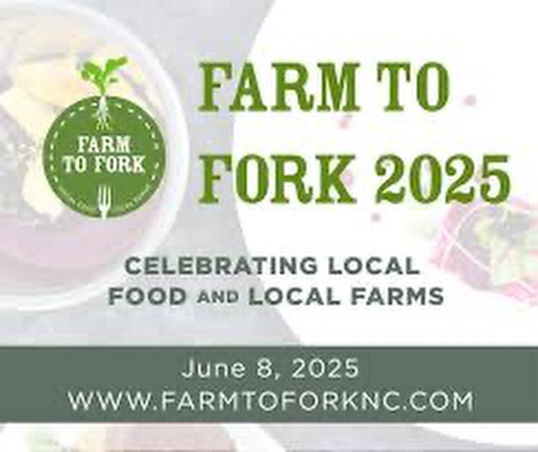 Farm to Fork is happening Sunday, June 8 from 4-7 p.m. at Donovan Manor in Fuquay-Varina. This event is hosted by the Center for Environmental Farming Systems. Grab your friends and family and join us for a delightful local food experience. Chefs will team up with a farmer or artisan to create small bites at tasting stations throughout the beautiful grounds of Donovan Manor. Visit FarmtoForkNC.com to learn more. You can also enter to win 50% off tickets to the Farm to Fork Picnic!