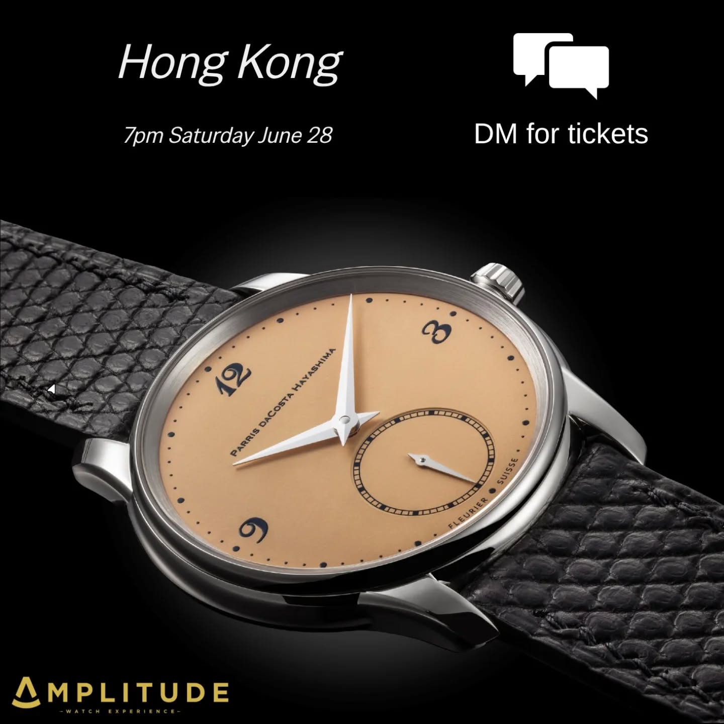 Open invite to view Kagamimochi and meet founders Richard Parris and Tom daCosta at @amplitudehk in Hong Kong on June 28 1900.
Get in touch for tickets as numbers are limited.
#kagamimochi #hongkong #hongkongwatches