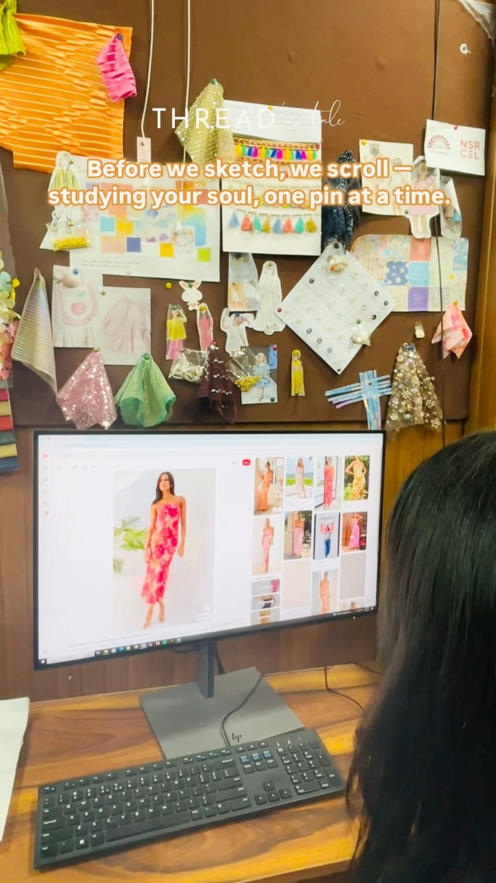 📌 Before the first sketch, we dive into your brand’s soul.
Every pin, every mood board, every aesthetic whisper on your Pinterest — we see it, we study it, we live it. ✨
At Thread’s Tale, we don’t just manufacture garments — we craft stories.
Our design team spends hours immersed in your brand’s world, decoding your essence before pencil touches paper.
Because we believe slow fashion starts with deep listening. 💭👗
We honour every brand that chooses to dream differently — sustainably, soulfully, and intentionally. 🌿💫
Let’s create magic — one stitch at a time.
⸻
slow fashion manufacturing, brand aesthetic research, sustainable fashion production, fashion startup support, ethical garment design, custom fashion development, slow fashion for startups