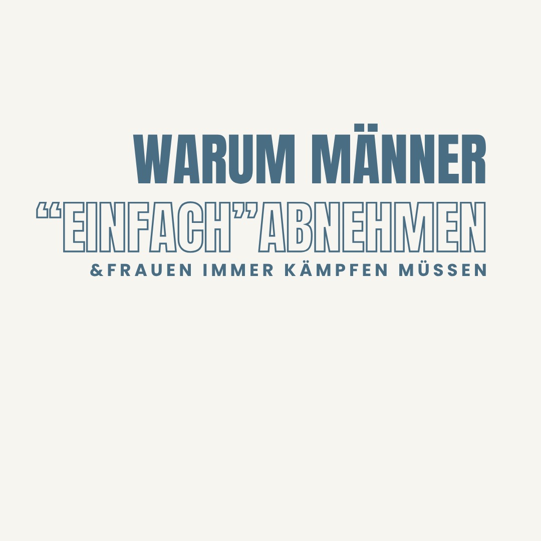 Du zählst Kalorien. Verzichtest auf Pizza und Eis. Trainierst hart. Reisst dich zusammen.
Und trotzdem passiert… nichts?
Und er?! Nimmt ab – scheinbar im Schlaf?! 😡
➡️ Du machst nichts falsch. Dein Körper funktioniert einfach anders.
🔥 1. Männer verbrennen mehr Kalorien – sogar im Sitzen.
Sie sind grösser und breiter, haben mehr Muskelmasse & Testosteron.
Ihr Grundumsatz ist idR 10–15 % höher als bei den Frauen.**
Das ist Biologie, nicht Fairness.
🌙 2. Frauen haben einen Zyklus – Männer nicht.
Dein Hormonspiegel schwankt jede Woche. Während der deines Mannes täglich mehr oder weniger gleich ist.
Das beeinflusst Appetit, Stimmung, Energie und sogar, wie dein Körper Fett speichert.
➡️ In der zweiten Zyklushälfte verbrennst du weniger & speicherst mehr.
🥄 3. Jahrzehnte Diät = gestörter Stoffwechsel.
Viele Frauen beginnen mit 11 oder 12.
Kaloriendefizit + Angst + Überforderung = Körper vertraut nicht mehr.
Er hält fest – nicht aus Trotz, sondern aus Schutz.
💥 4. Stress = Cortisol = Bauchfett.
Dauerstress blockiert Abnahme.
Cortisol erhöht Hunger, senkt Sättigung & unterdrückt deinen Zyklus.
Und noch immer sagen sie: „Iss einfach weniger.“
⚠️ 5. Kaloriendefizit ist nicht gleich Defizit.
Ein gestresster, hormonell überforderter Körper nimmt nicht ab – er speichert.
Du brauchst keinen härteren Plan – du brauchst mehr Verständnis für deinen Rhythmus.
💛 In der MRC Academy lernst du genau das.
Zyklusgerecht. Hormonfreundlich. Nachhaltig.
👉 Der Weg raus führt nicht über Kontrolle –
sondern über Verbindung.
#linkinbio👉💻
** Der Kalorienverbrauch ist individuell und abhängig von verschiedenen Faktoren. Hier handelt es sich um Richtwerte.
#mrcacademy #abnehmenalsfrau #zyklusgerecht #femalehealth #hormonbalance
#stoffwechselverstehen #emotionaleseessen #frauenkörperverstehen #coachfürfrauen
#achtsamessen #körperintelligenz #selbstfühlung #frauenwissen #mentalhealthfürfrauen